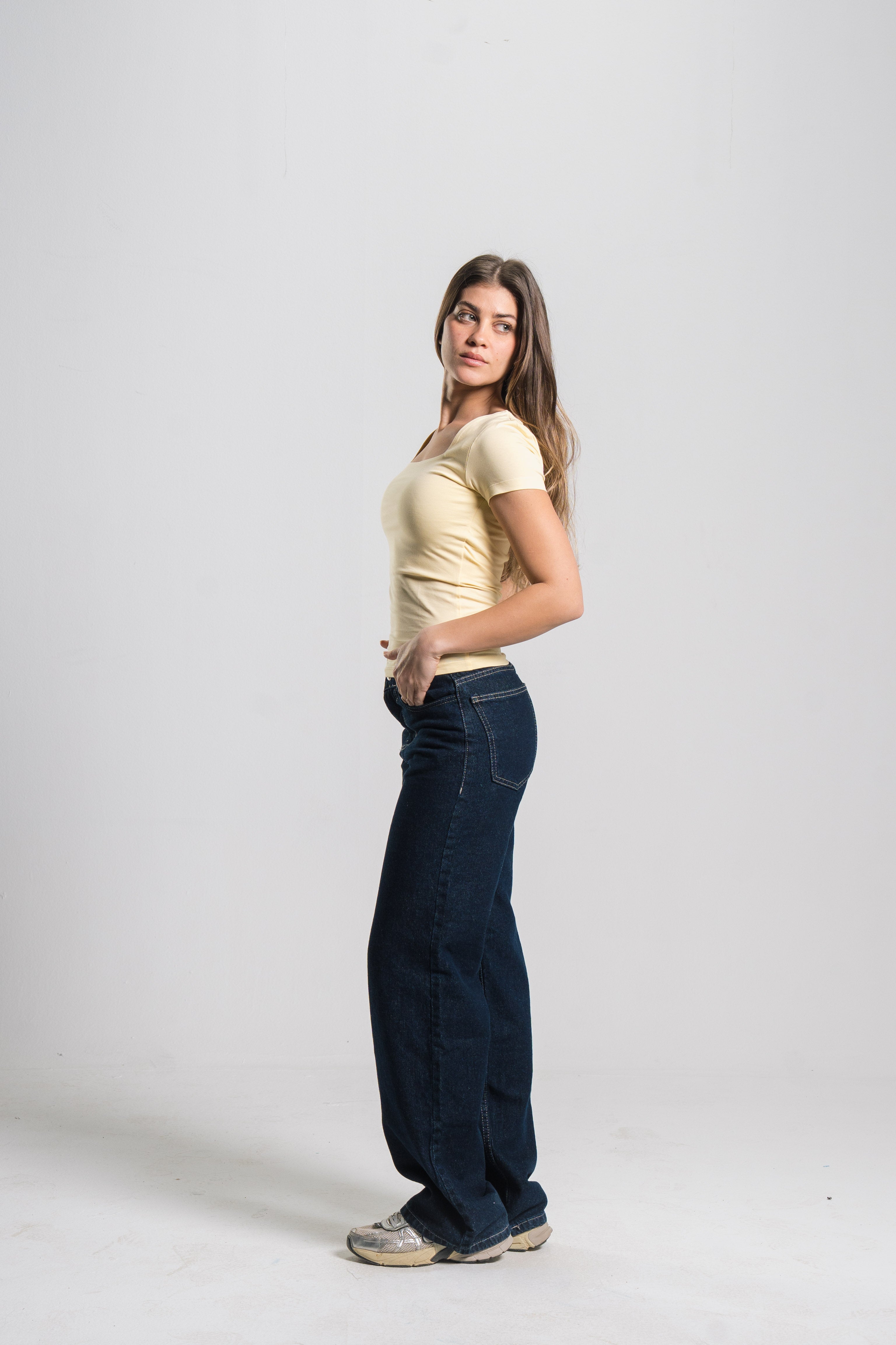 Square Neck Contour Top