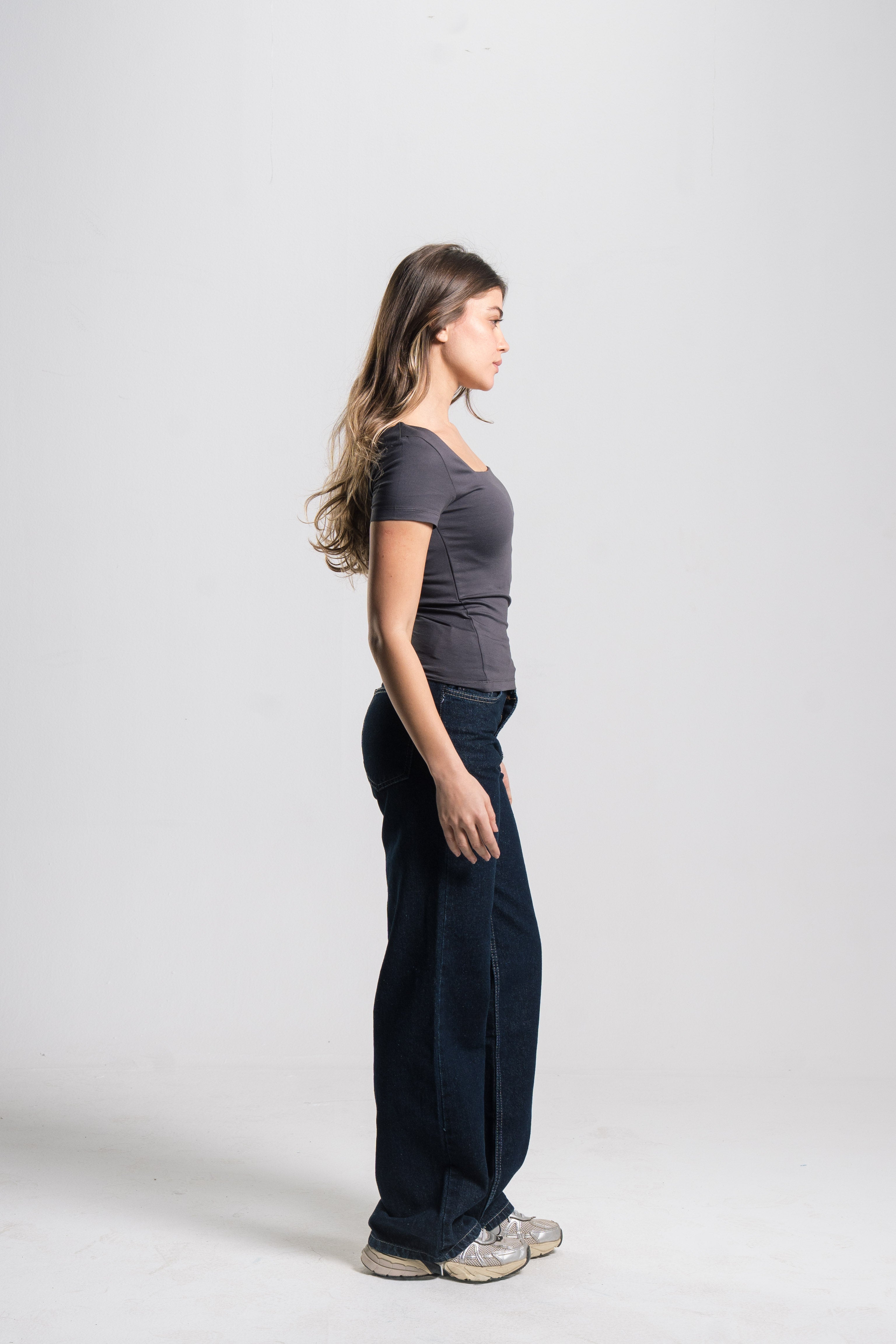 Square Neck Contour Top