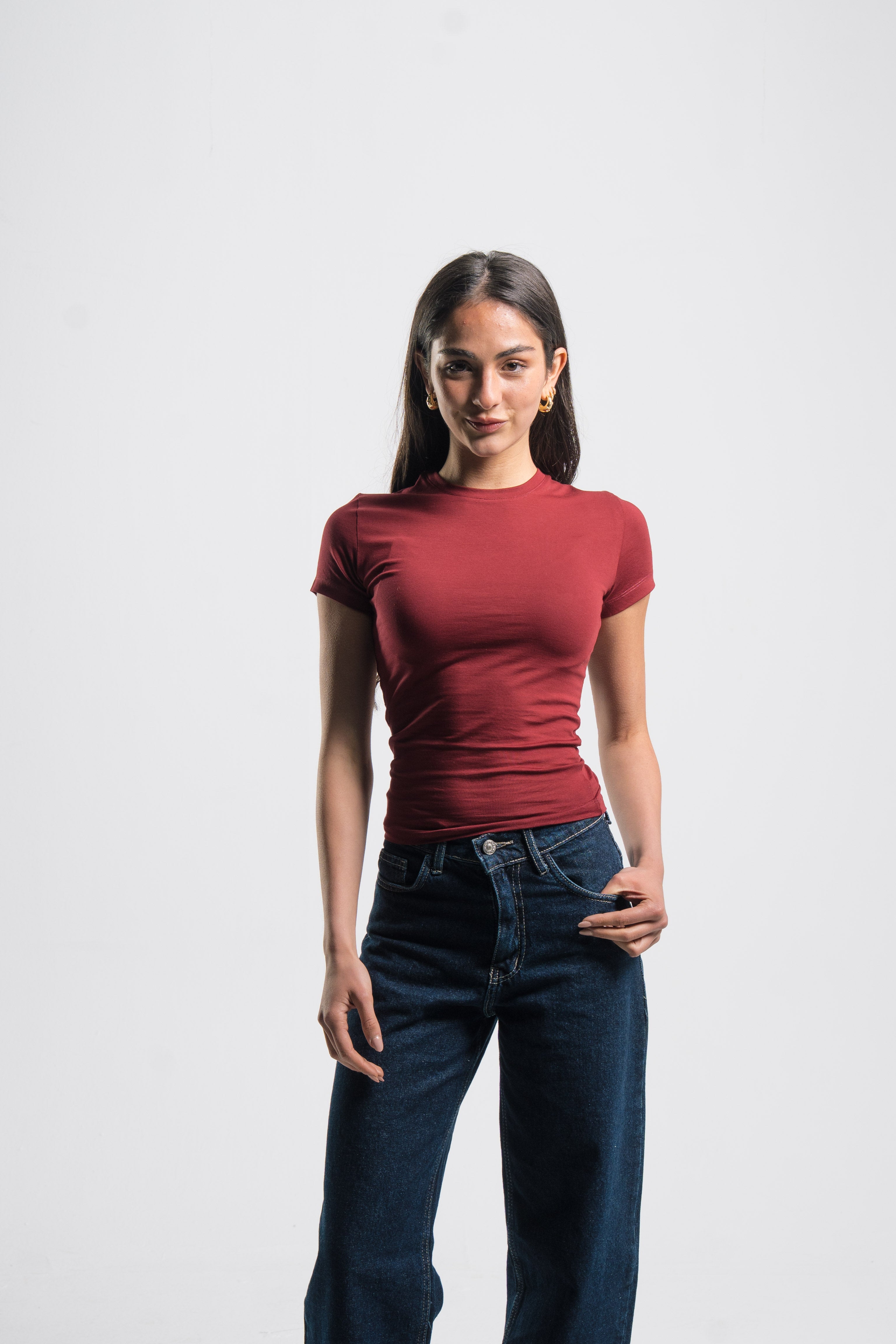 Short Sleeve Contour Top