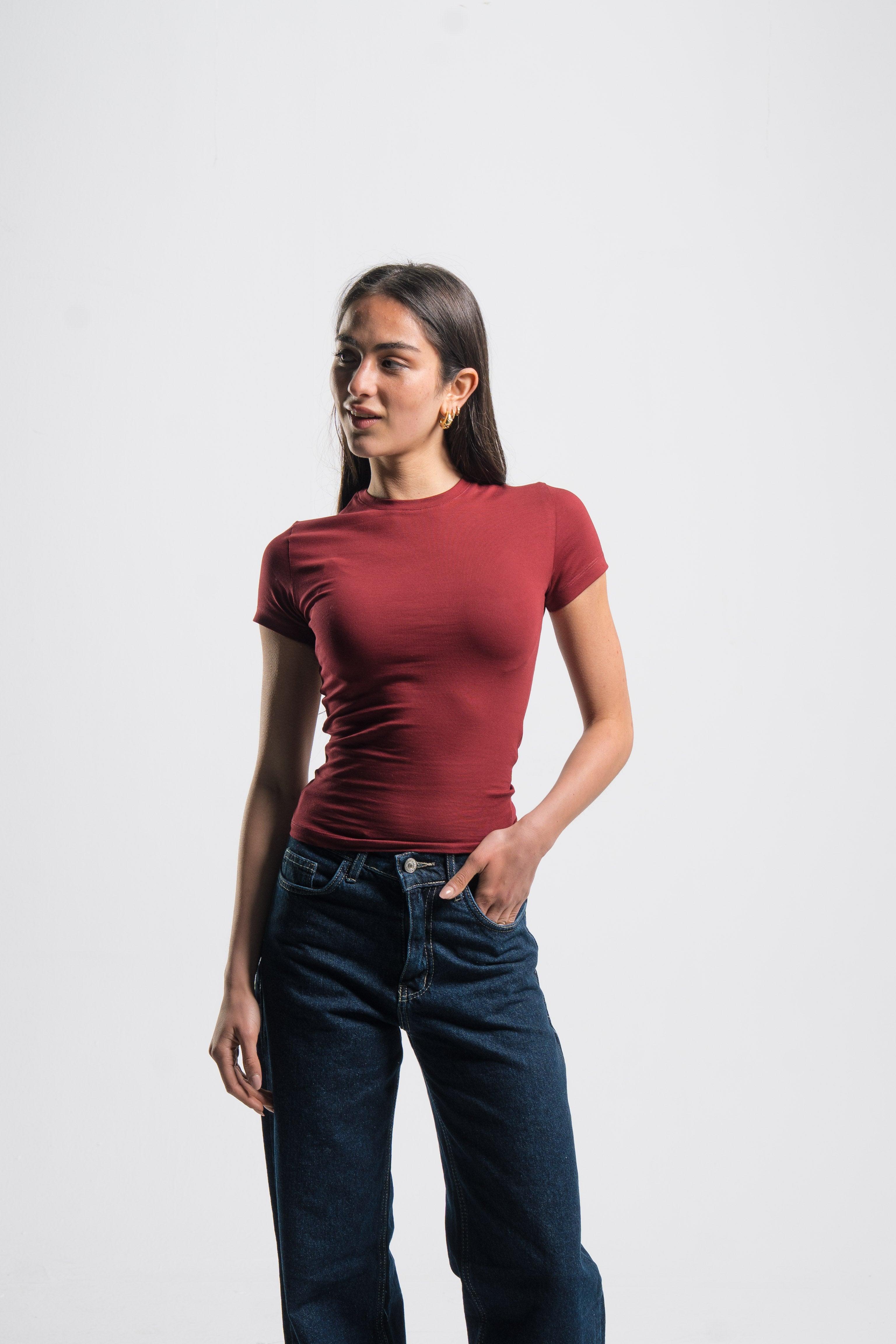 Short Sleeve Contour Top