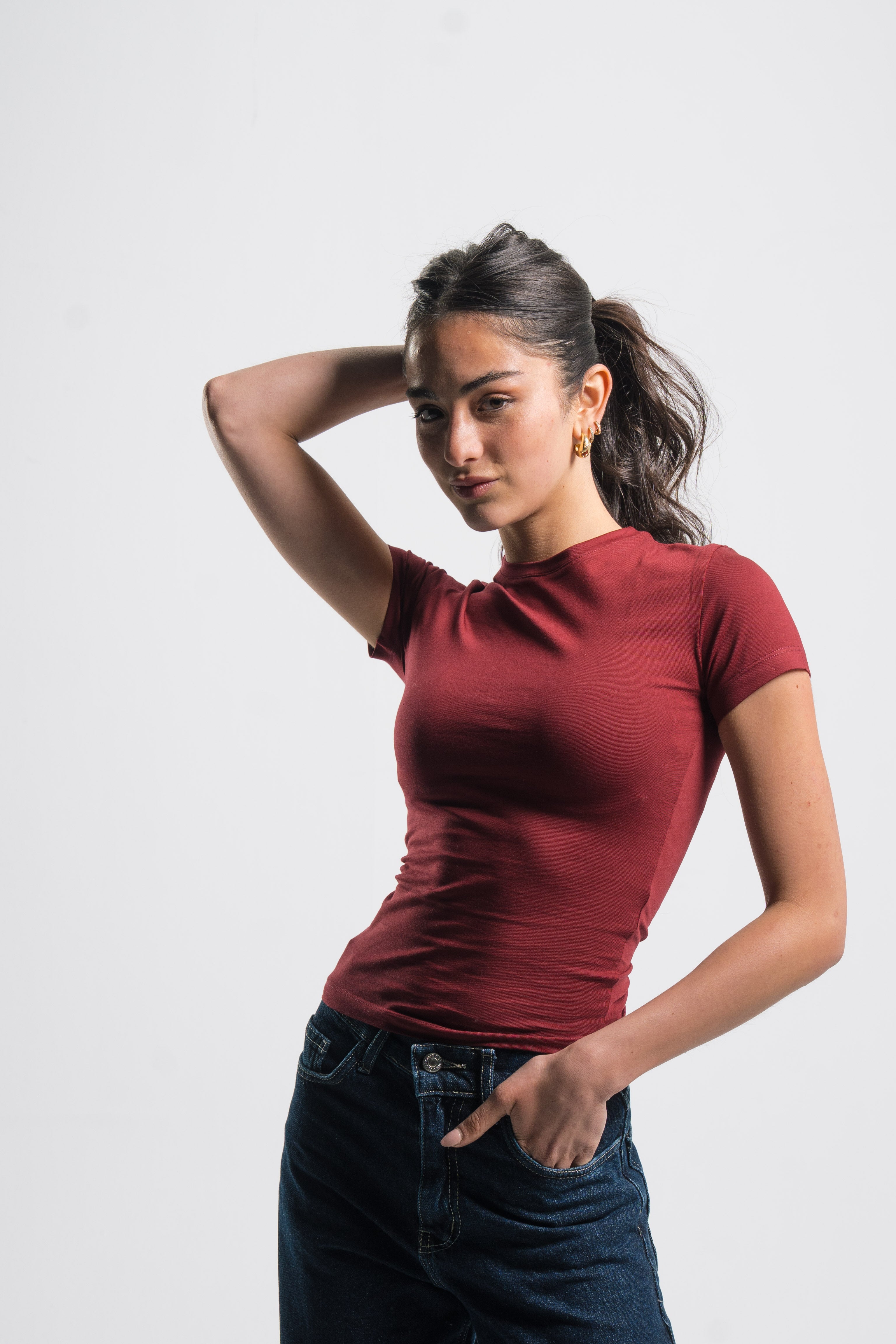 Short Sleeve Contour Top