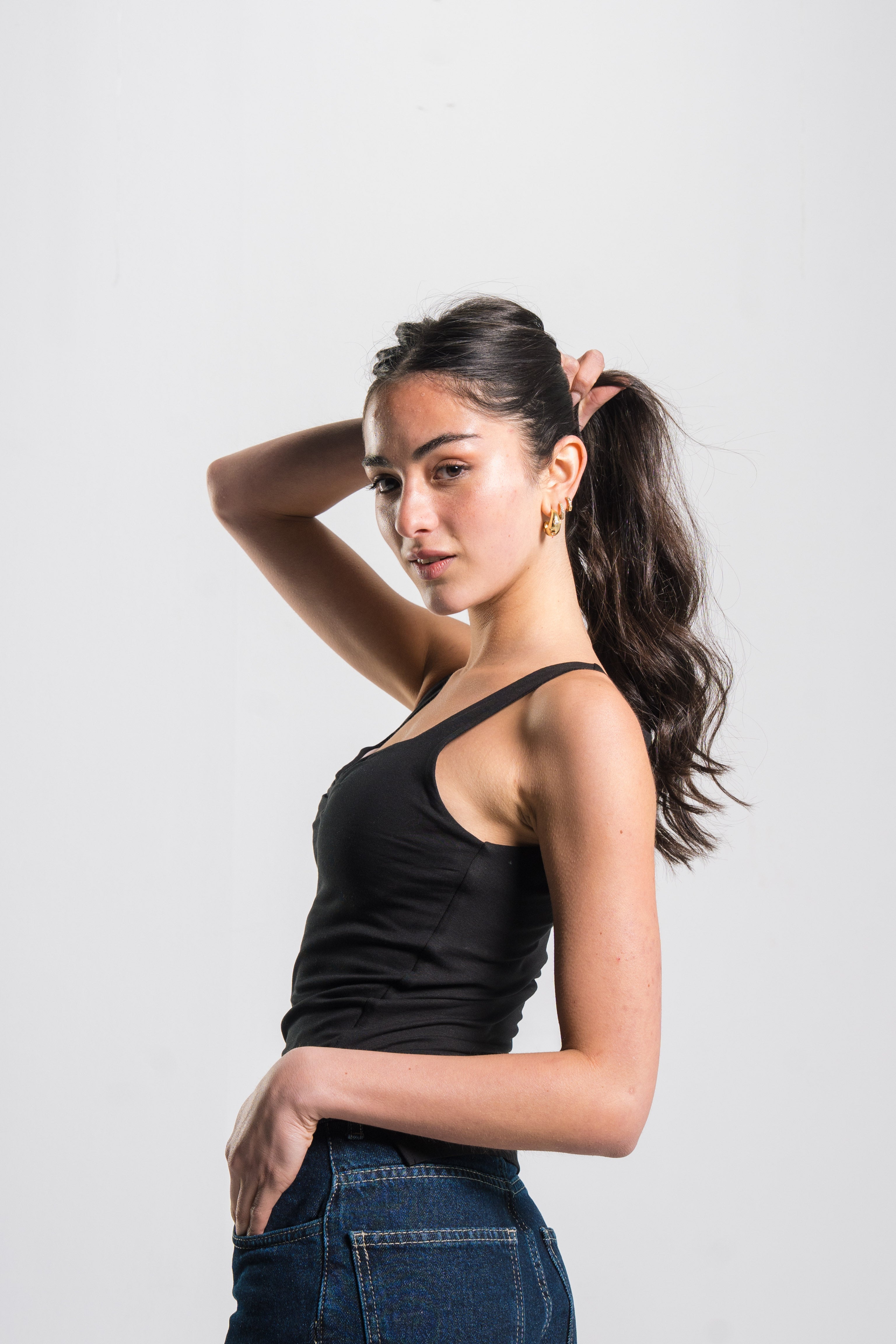 Heart Neckline Tank Top