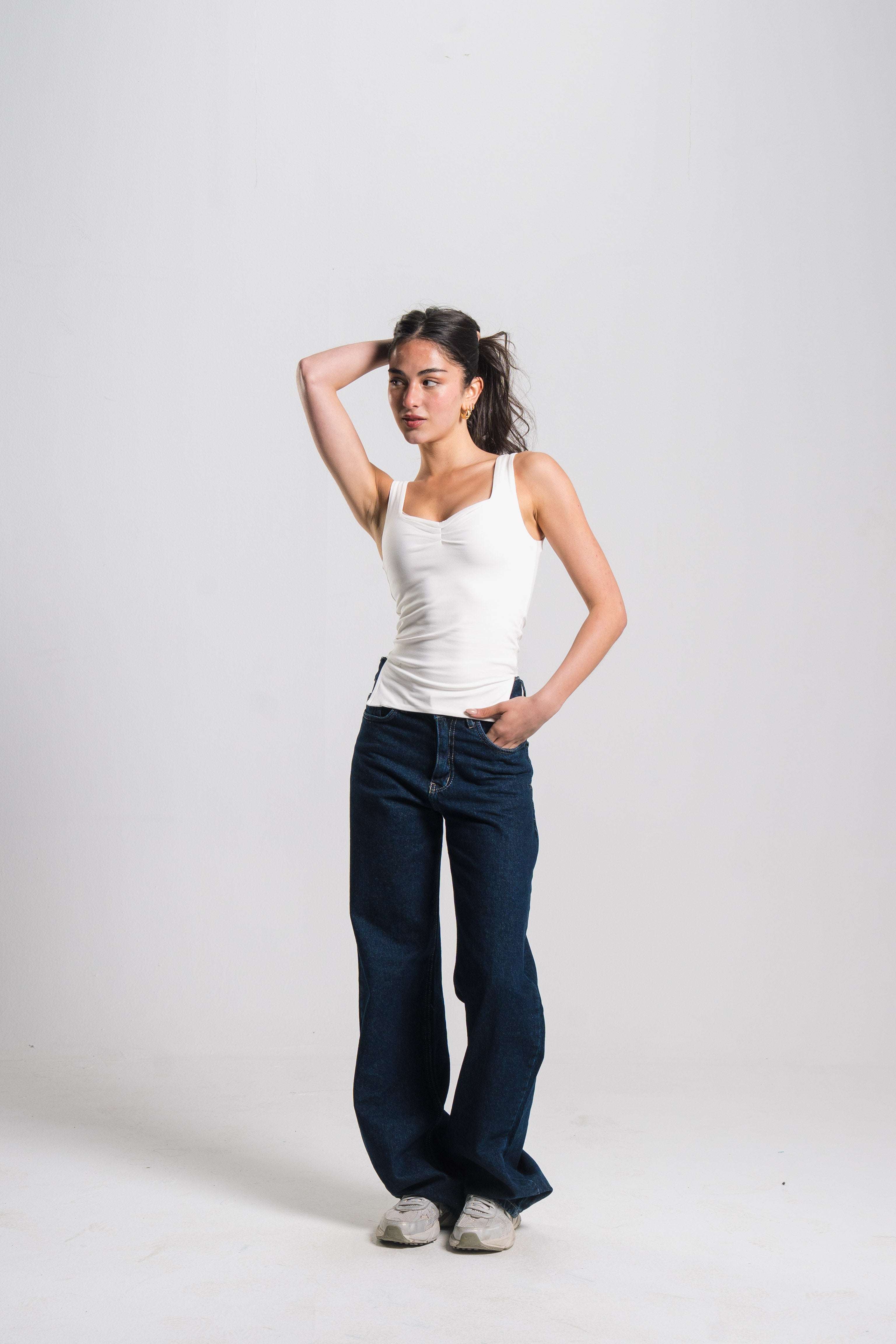 Heart Neckline Tank Top