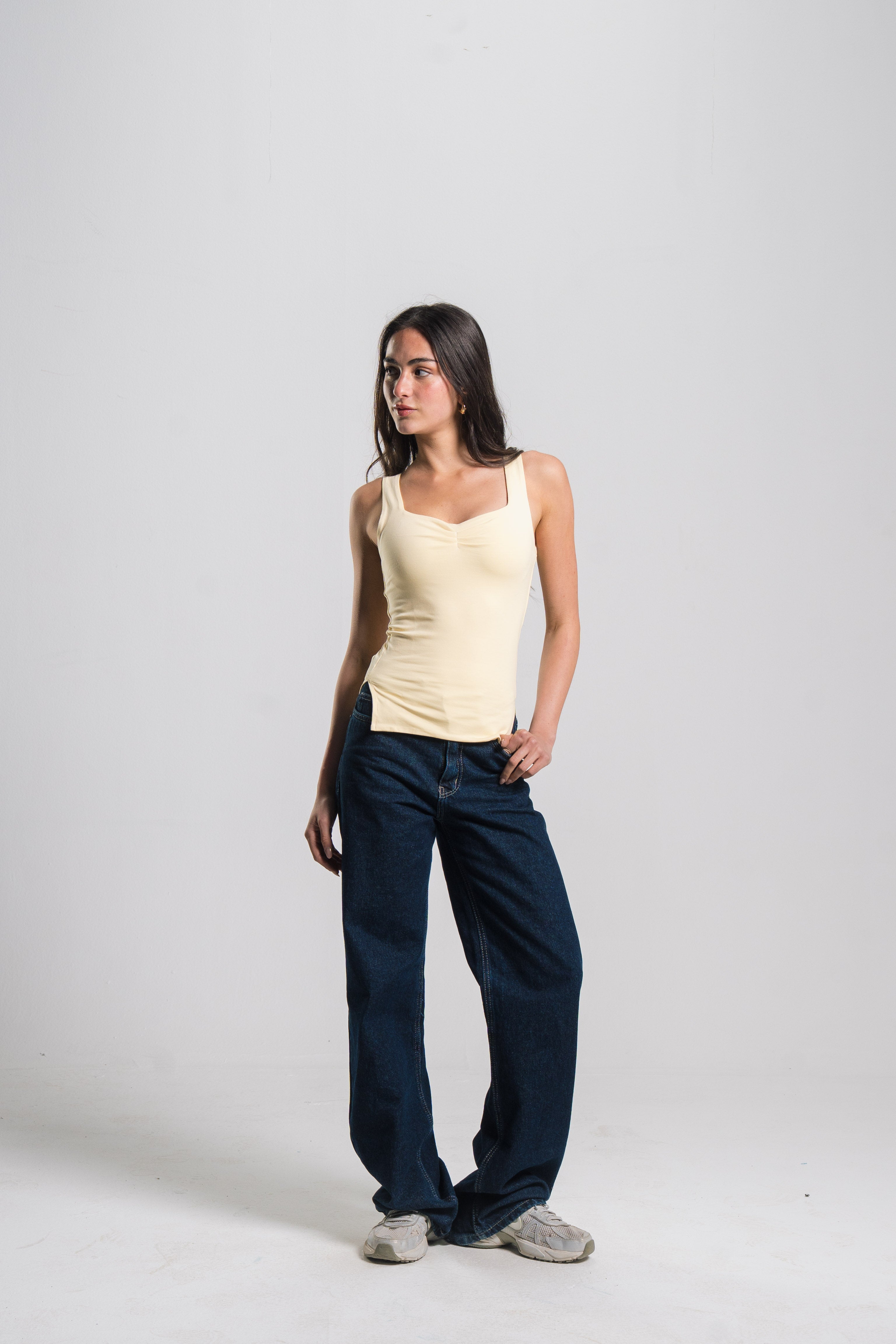 Heart Neckline Tank Top