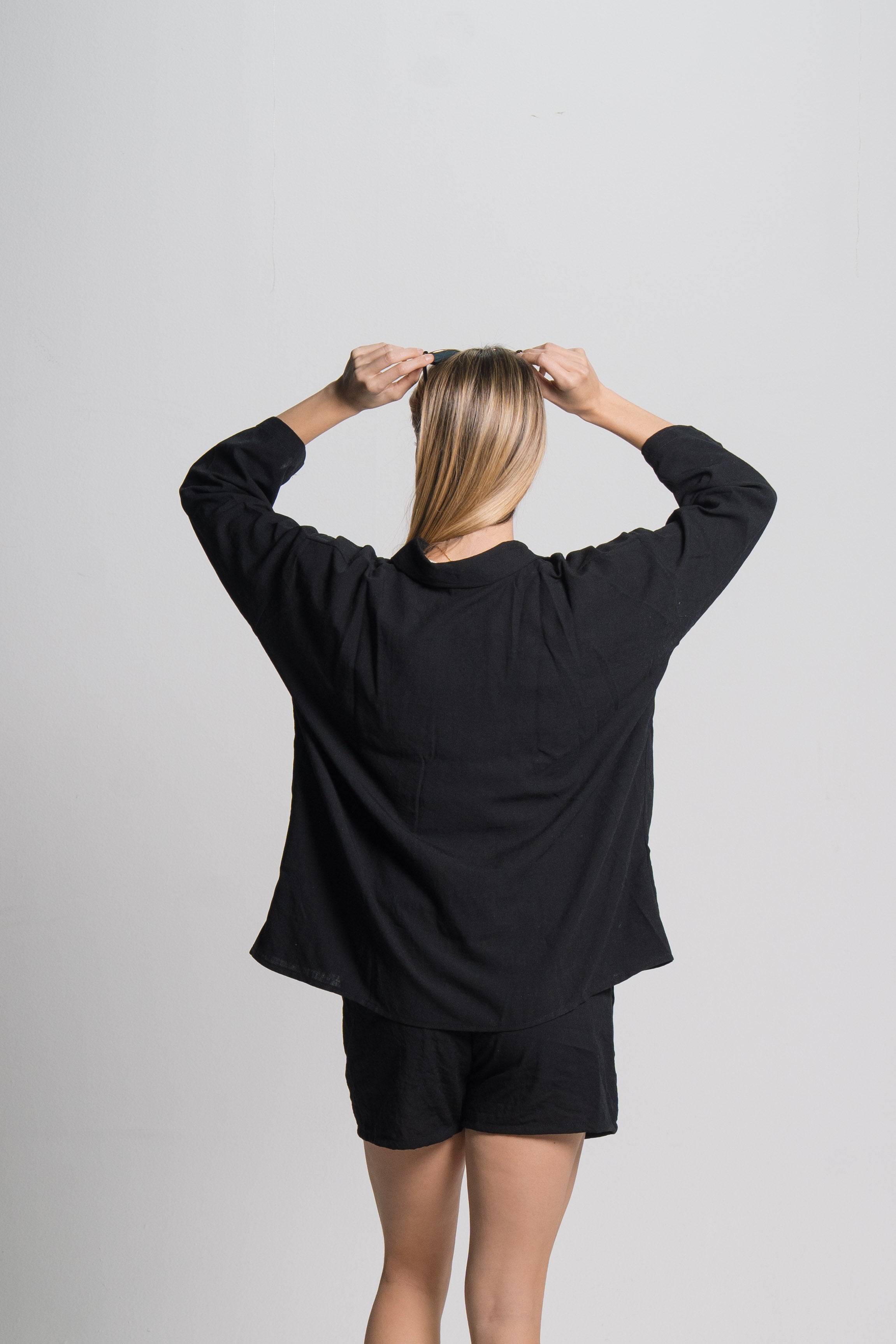 Linen Drawstring Shorts