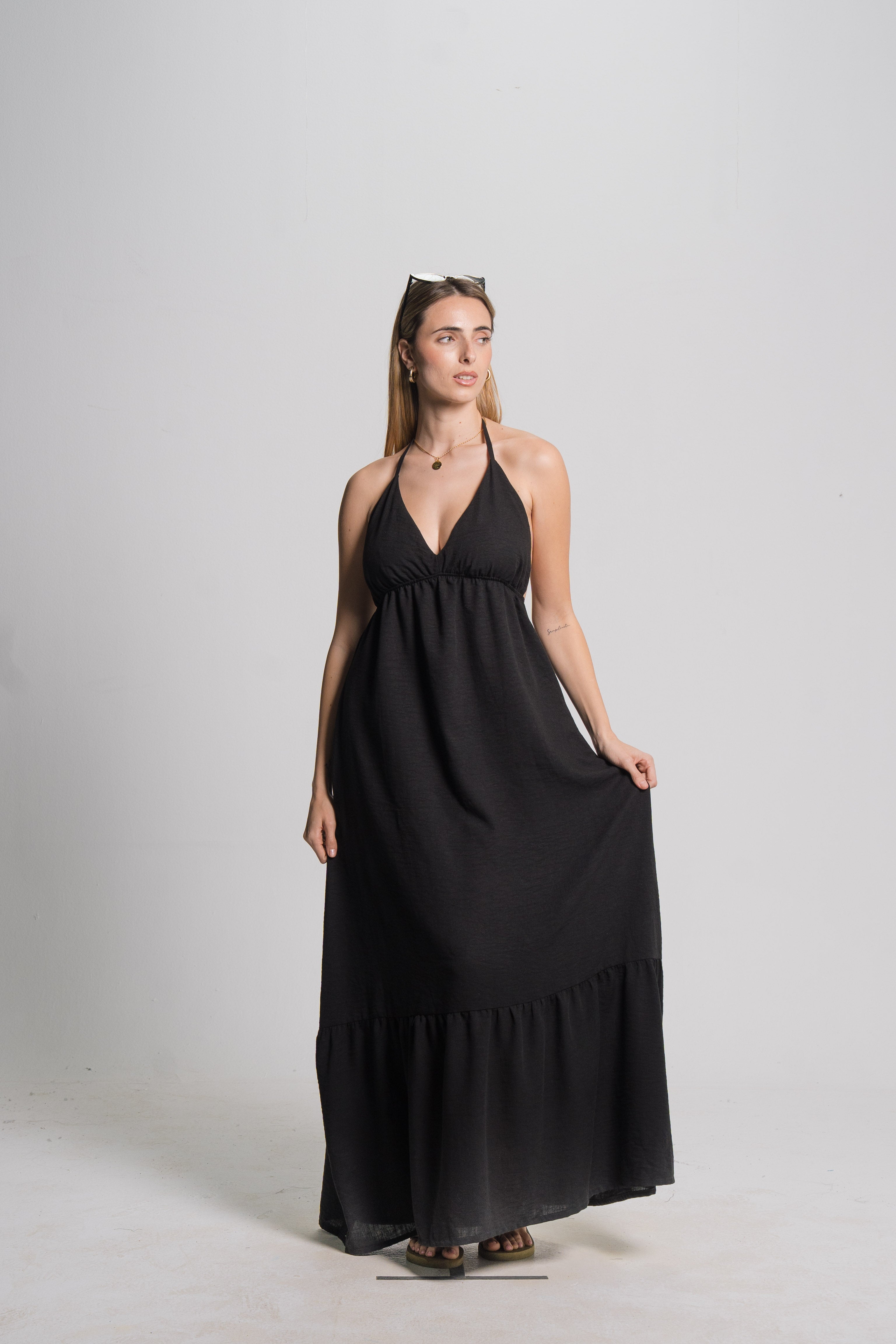 Linen Maxi Dress
