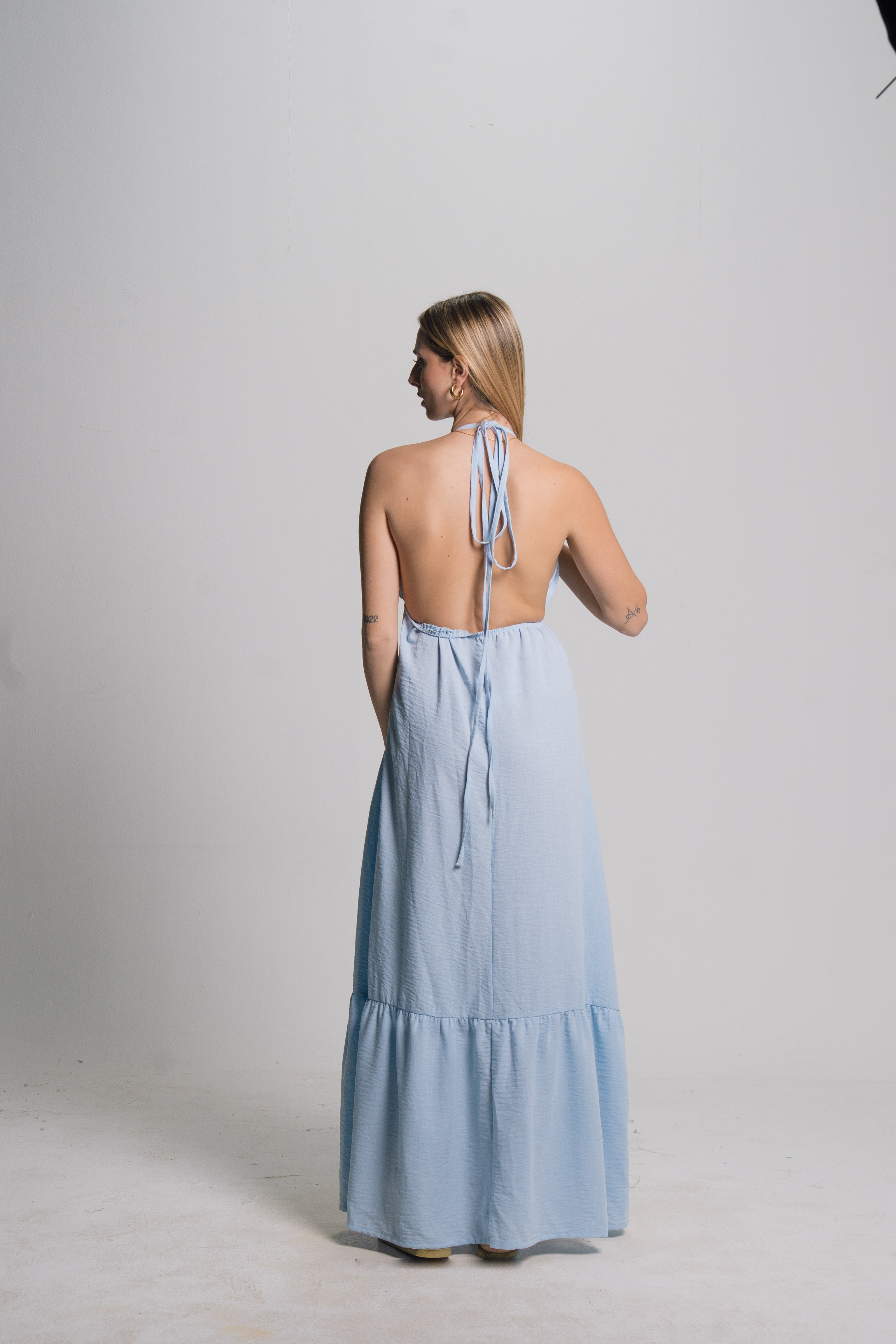 Linen Maxi Dress