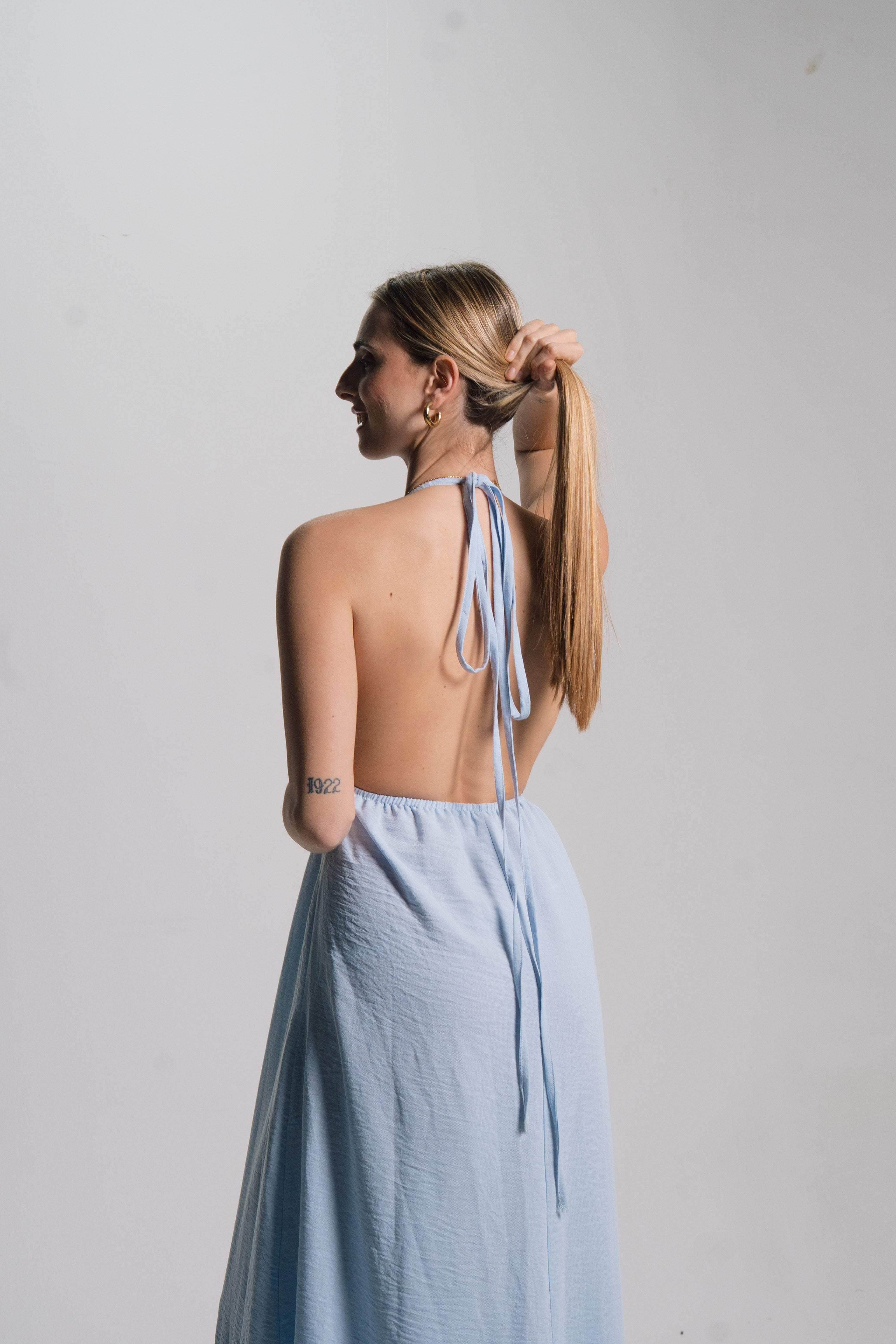 Linen Maxi Dress