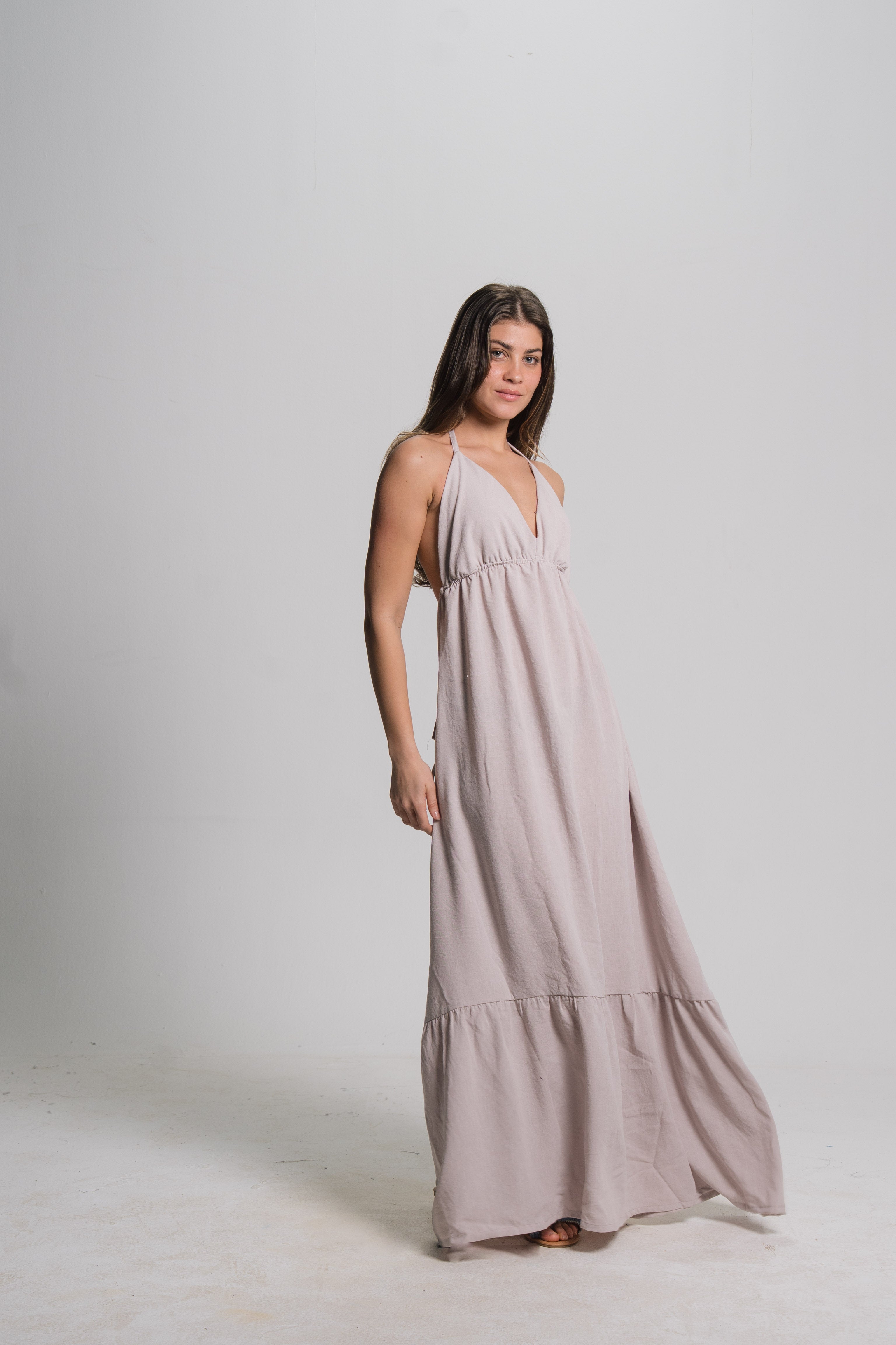 Linen Maxi Dress