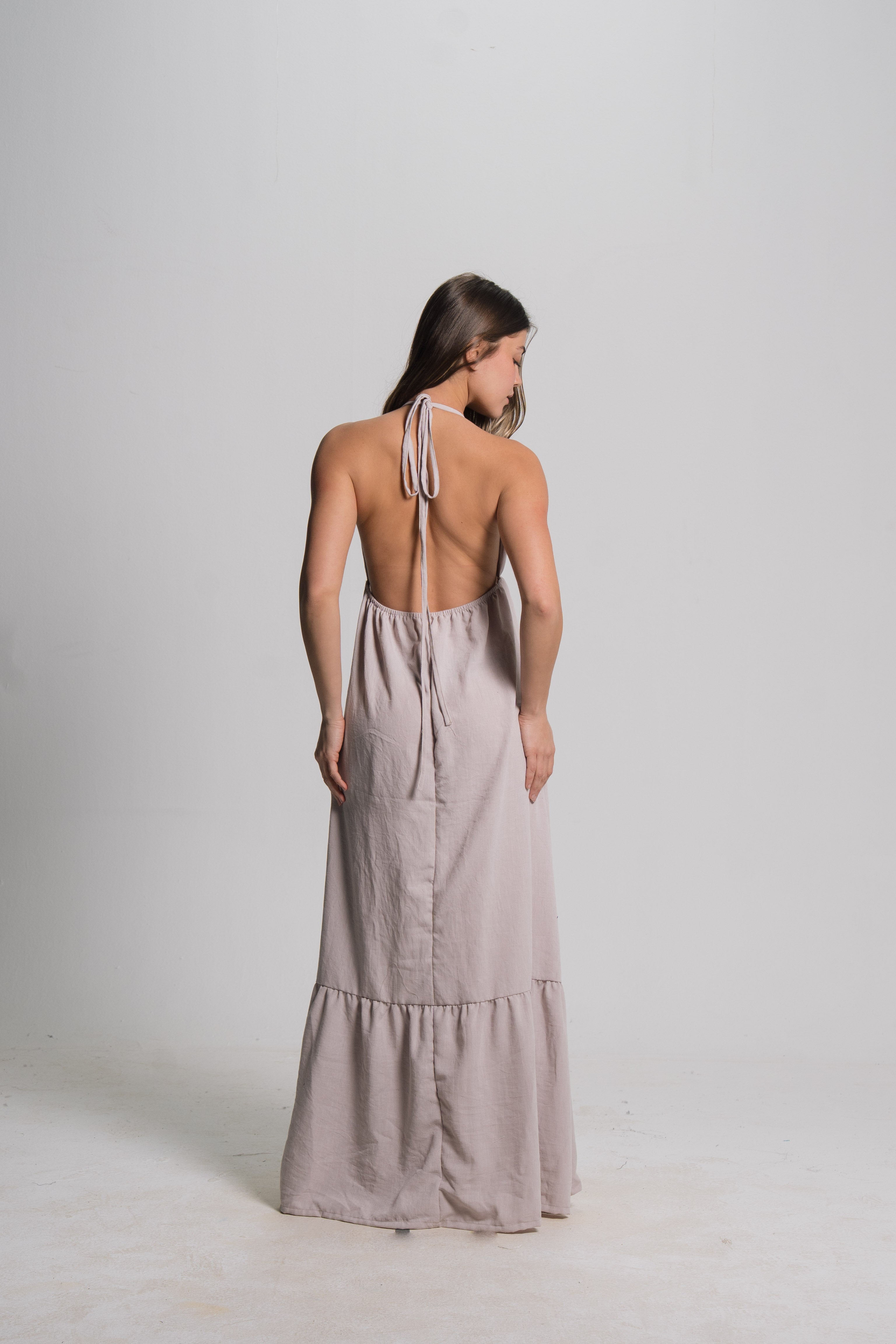 Linen Maxi Dress