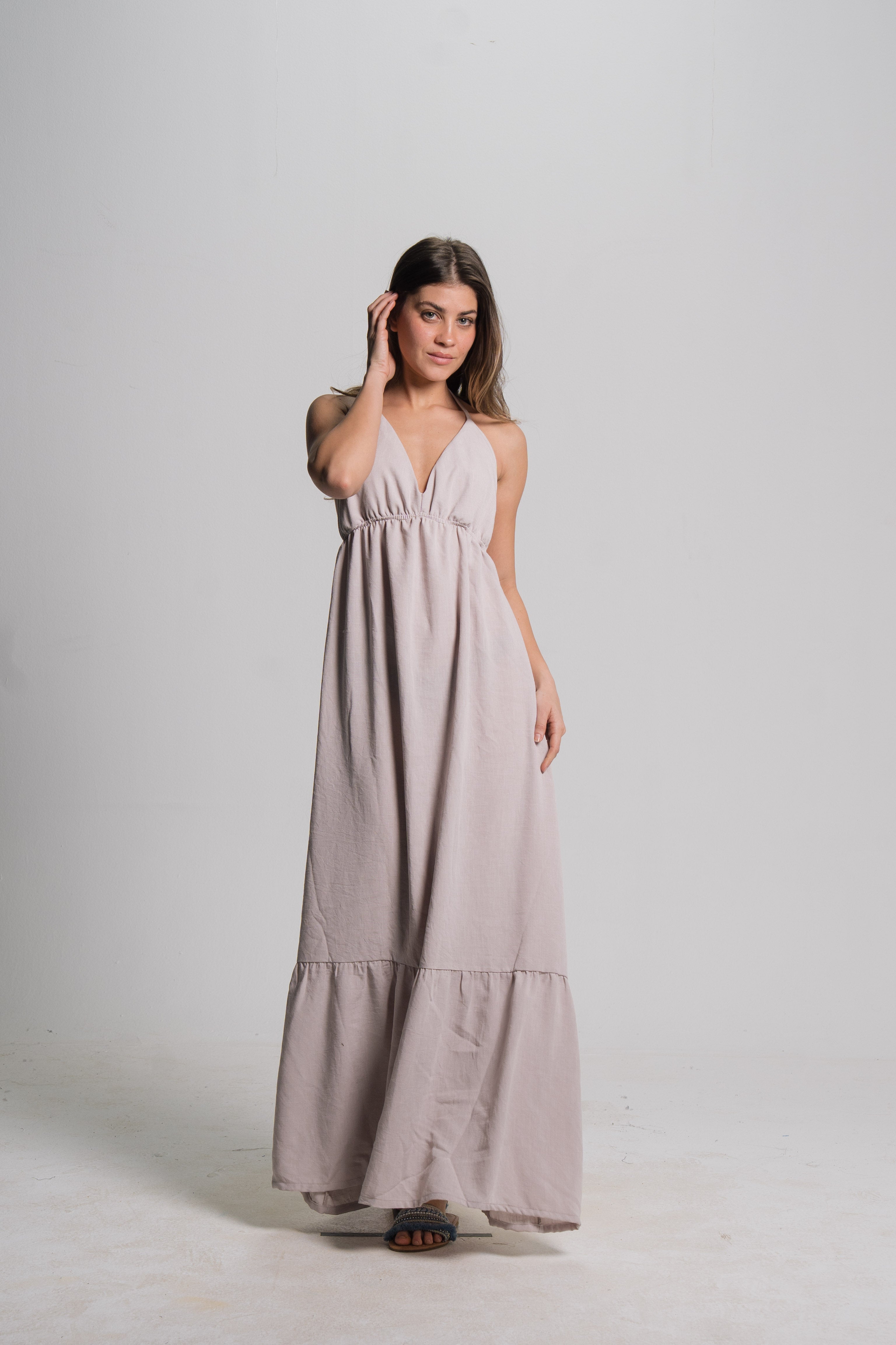 Linen Maxi Dress