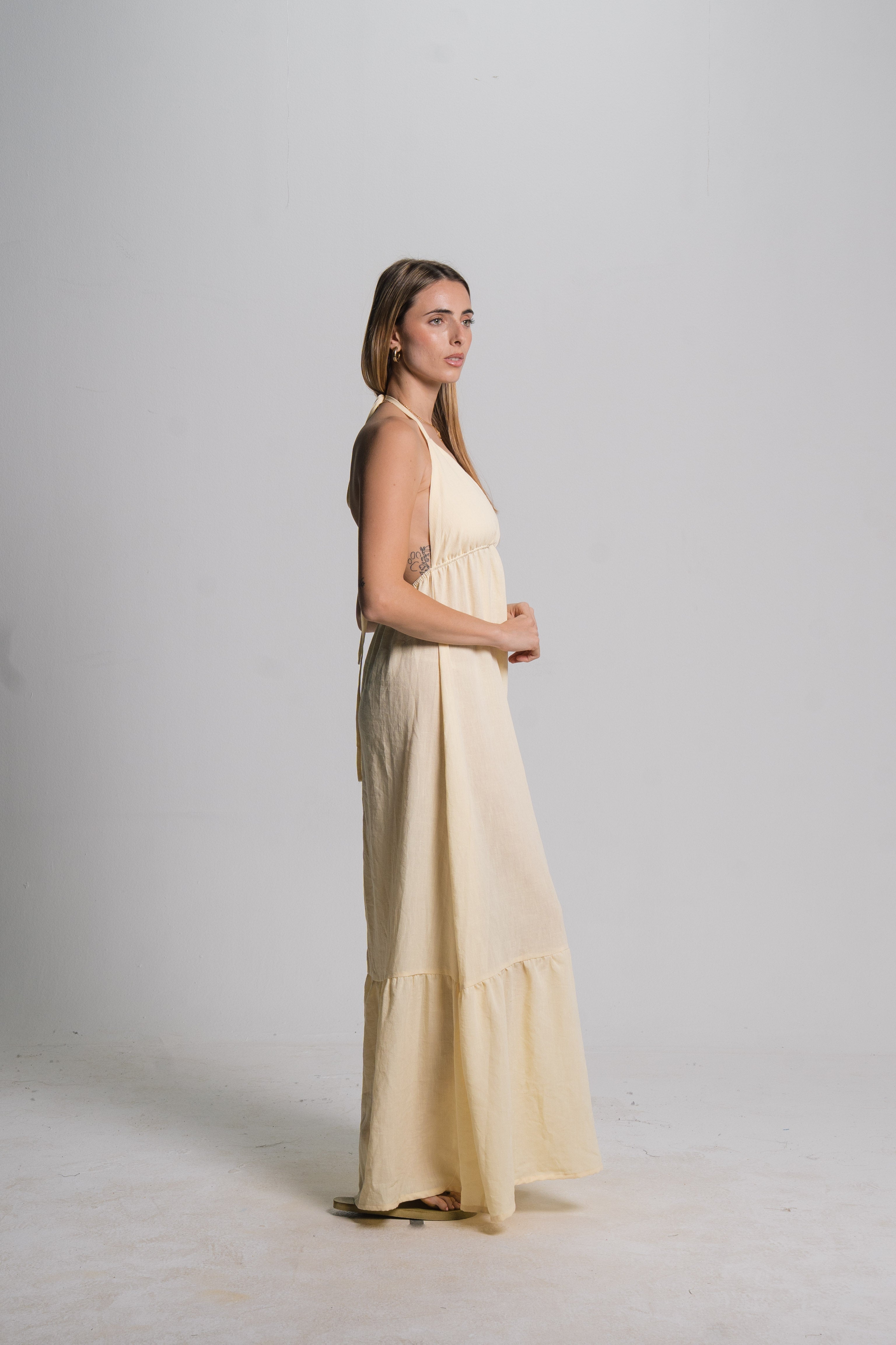 Linen Maxi Dress