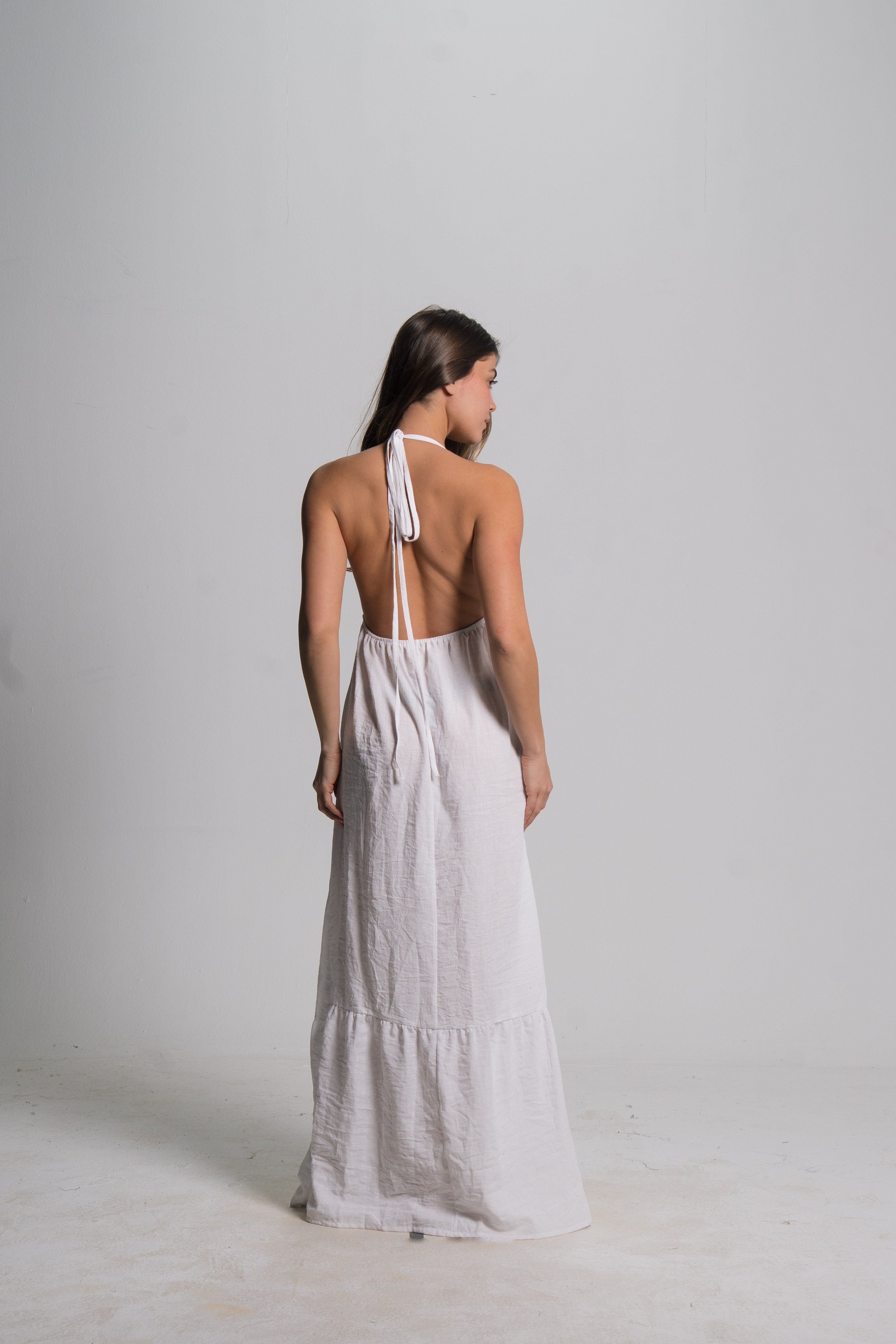 Linen Maxi Dress