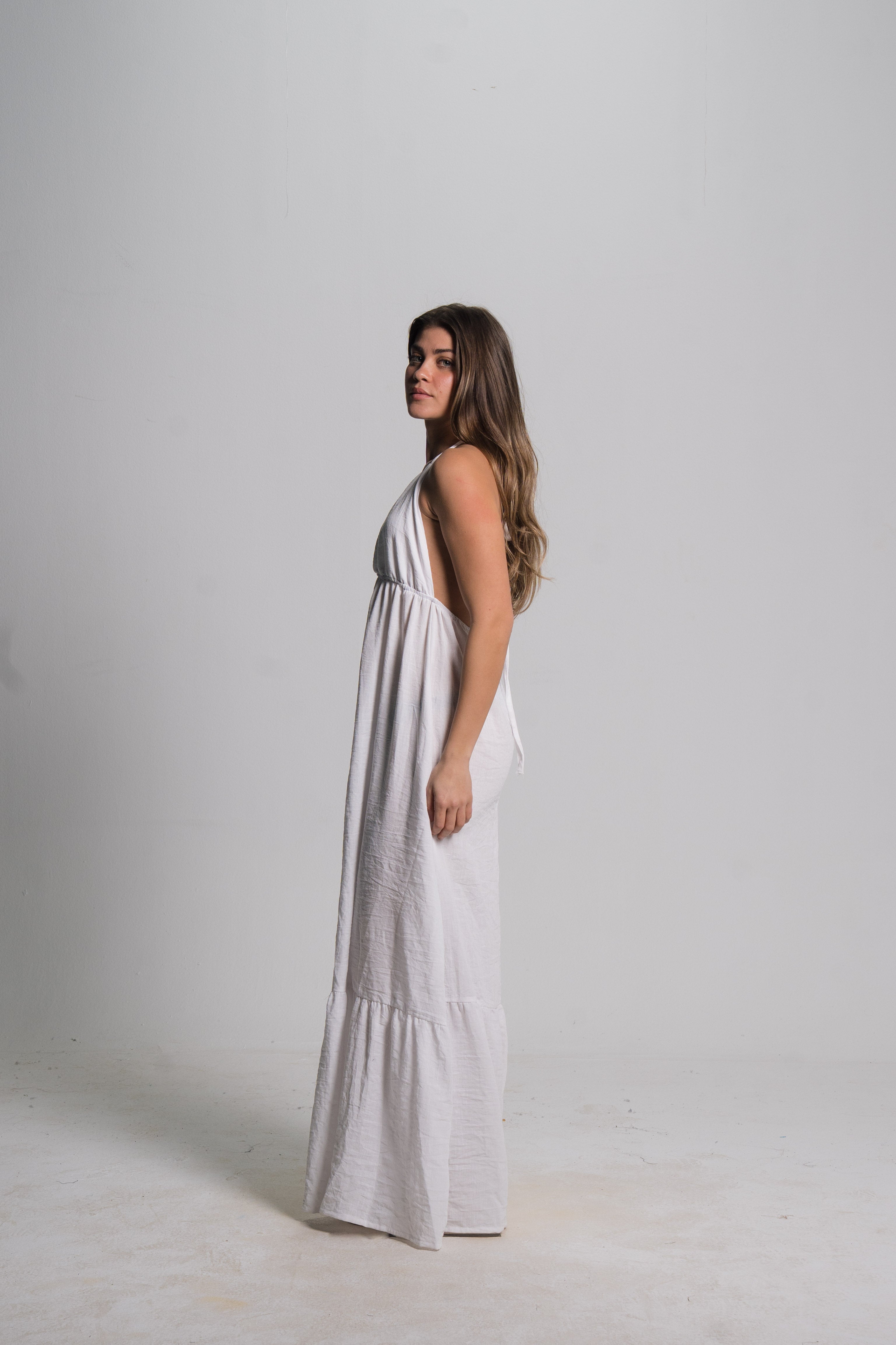 Linen Maxi Dress