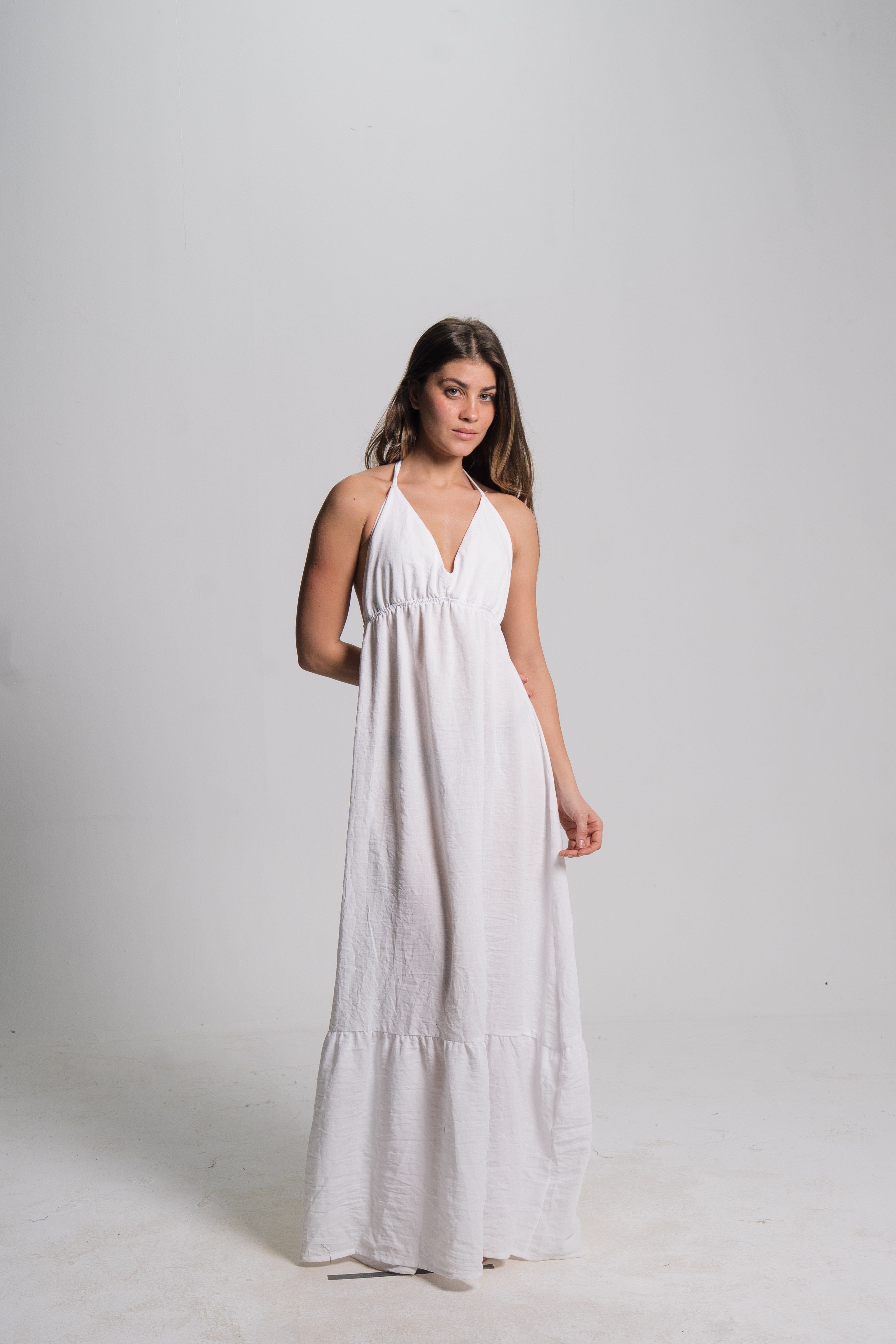 Linen Maxi Dress