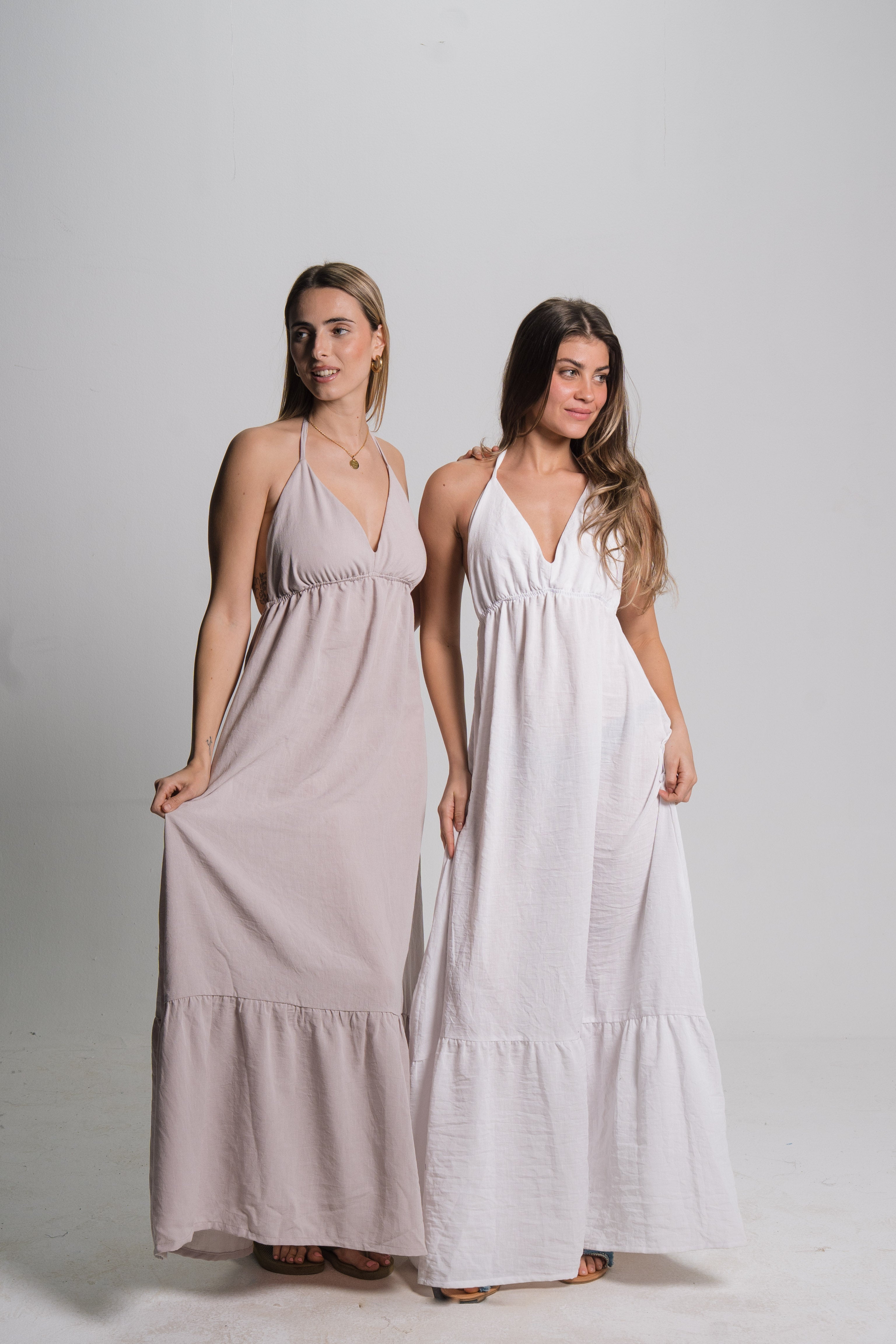 Linen Maxi Dress