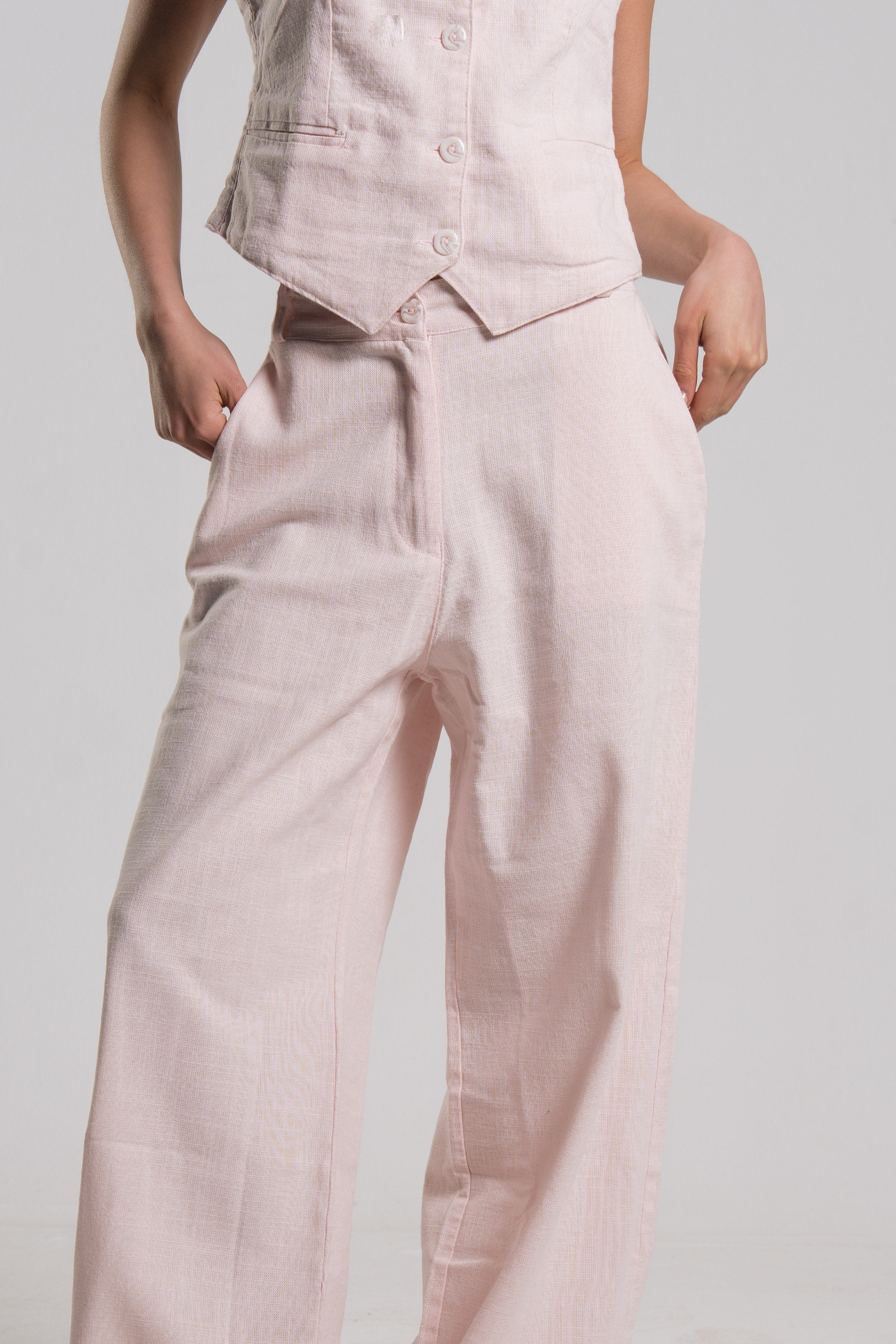 Linen Tailored Pants