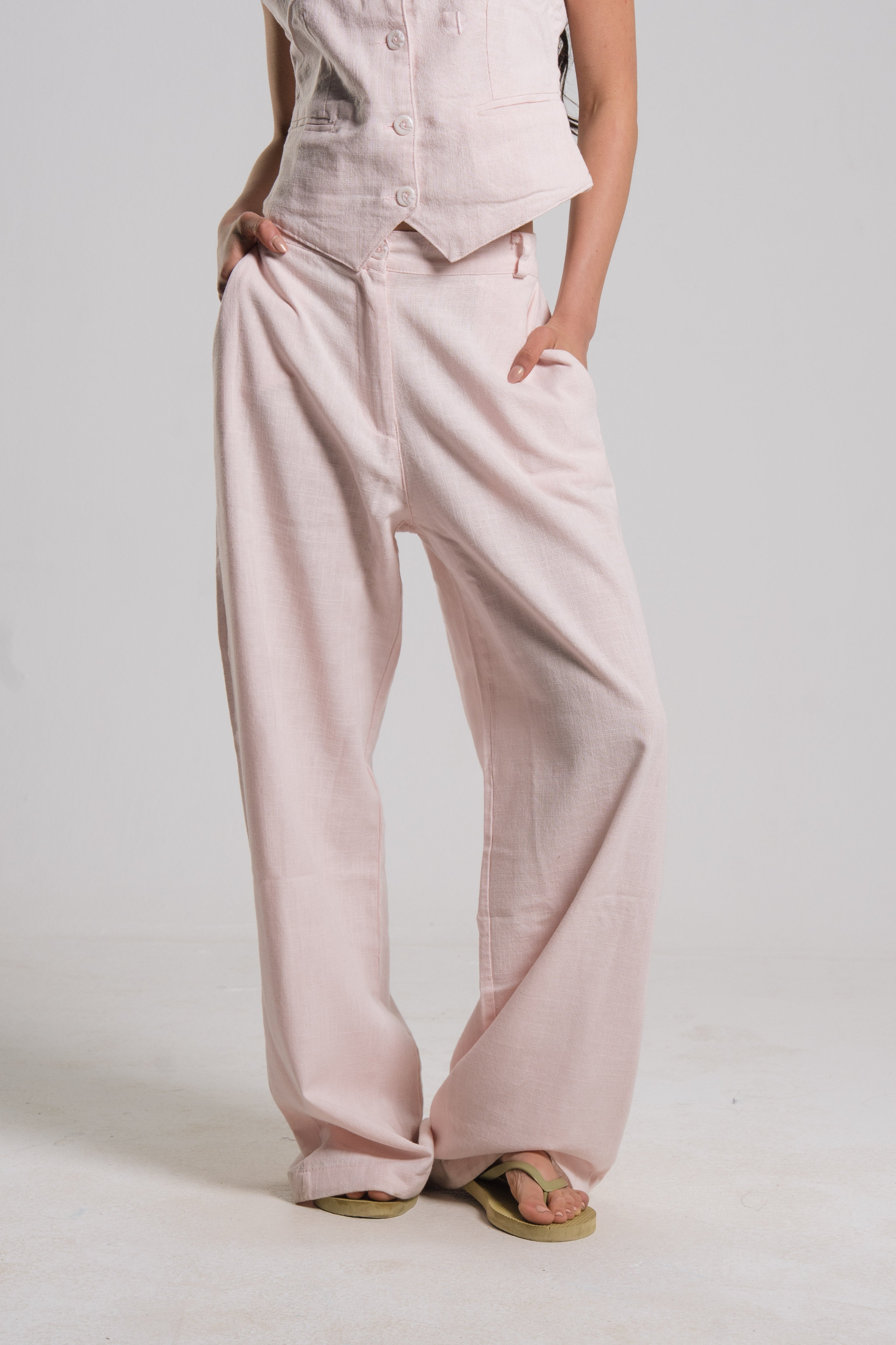 Linen Tailored Pants