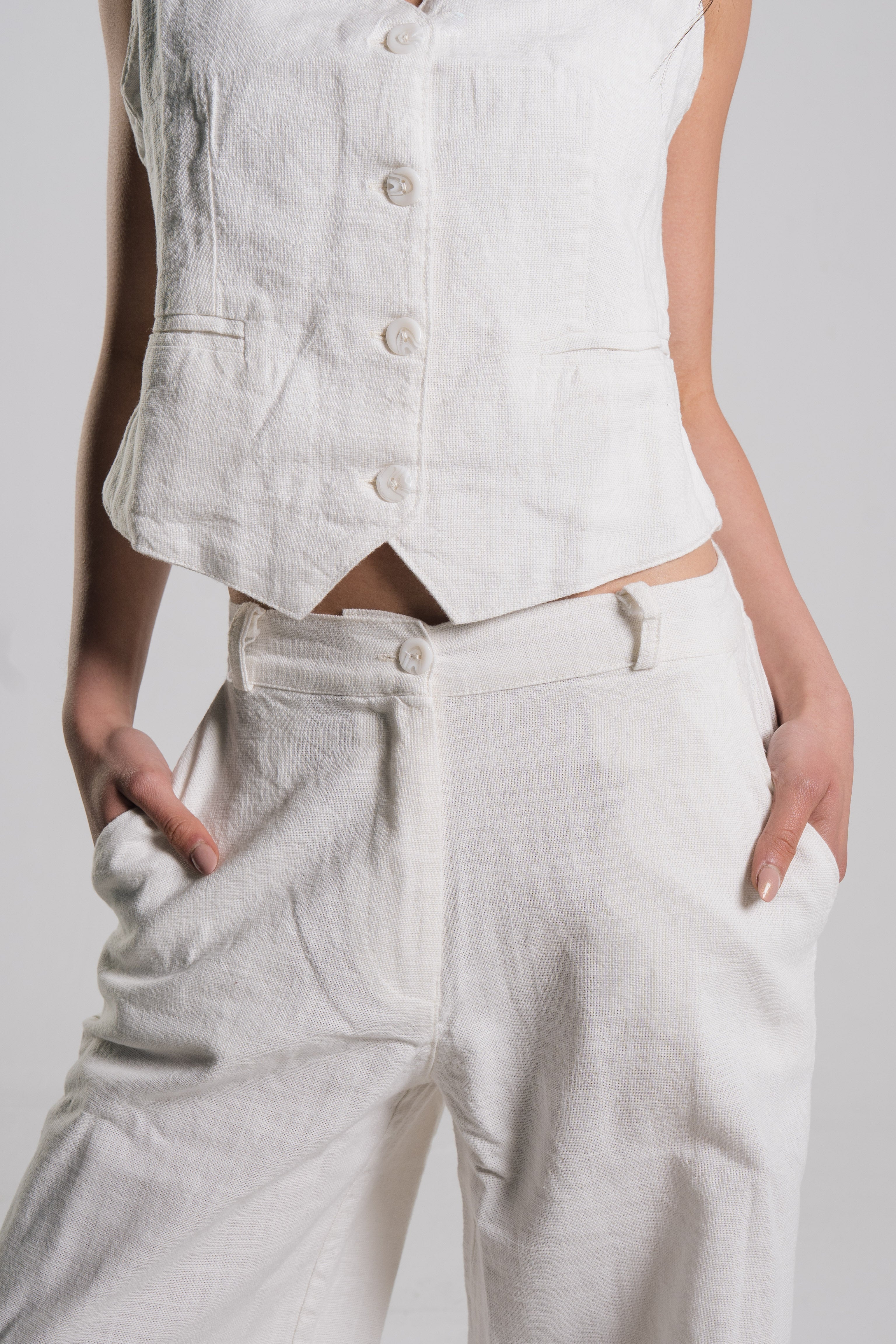 Linen Tailored Pants