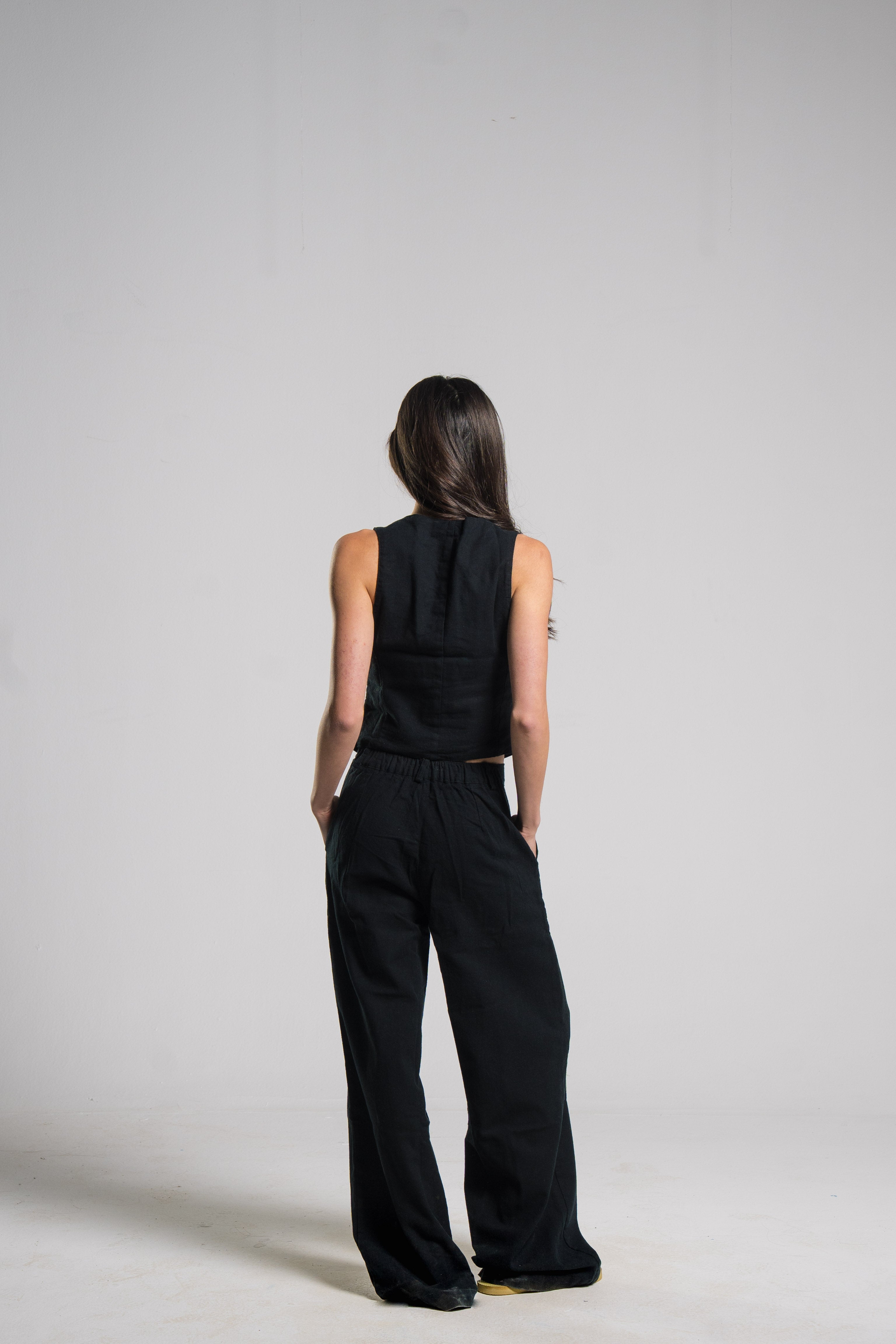 Linen Tailored Pants