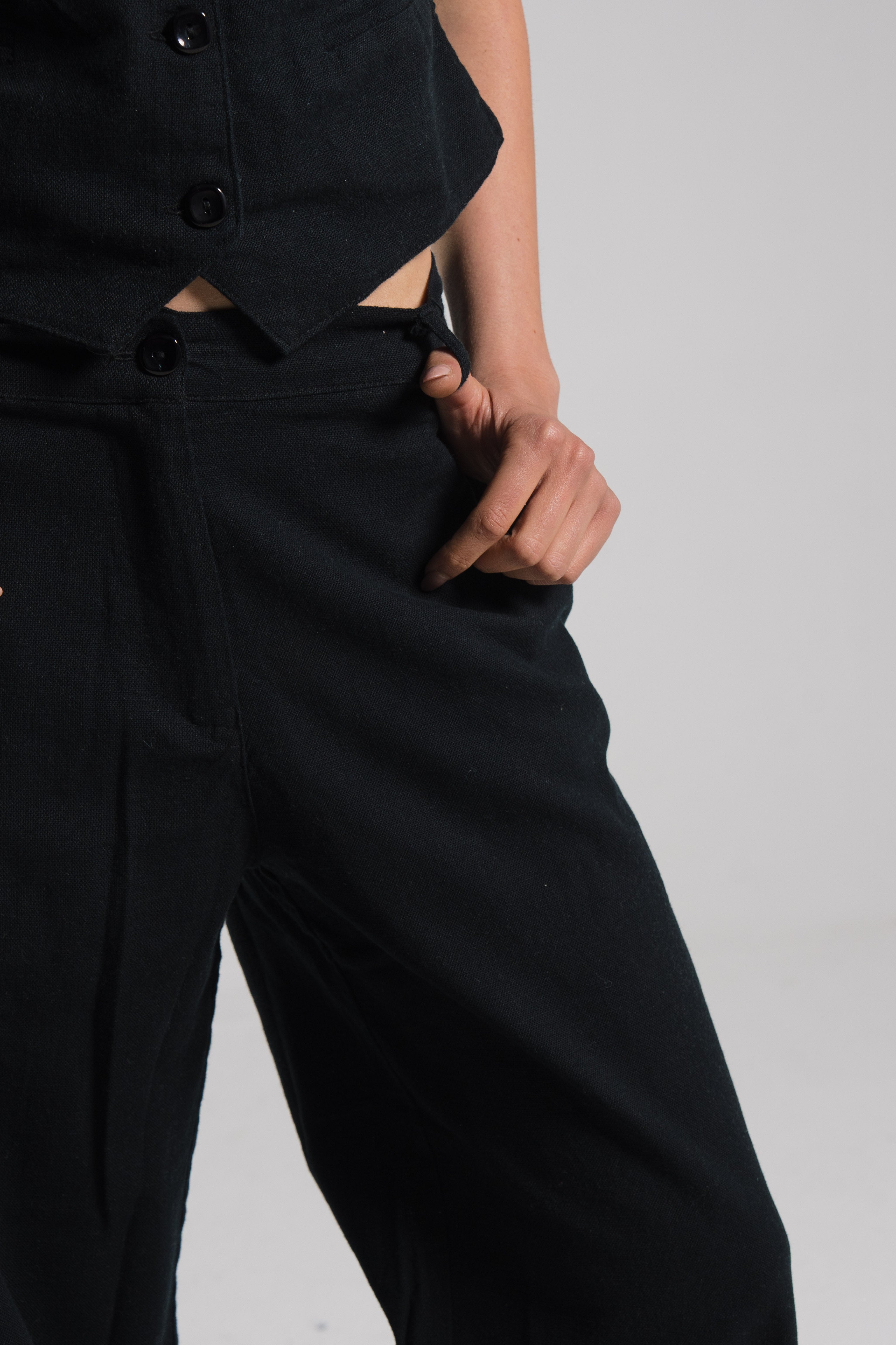 Linen Tailored Pants