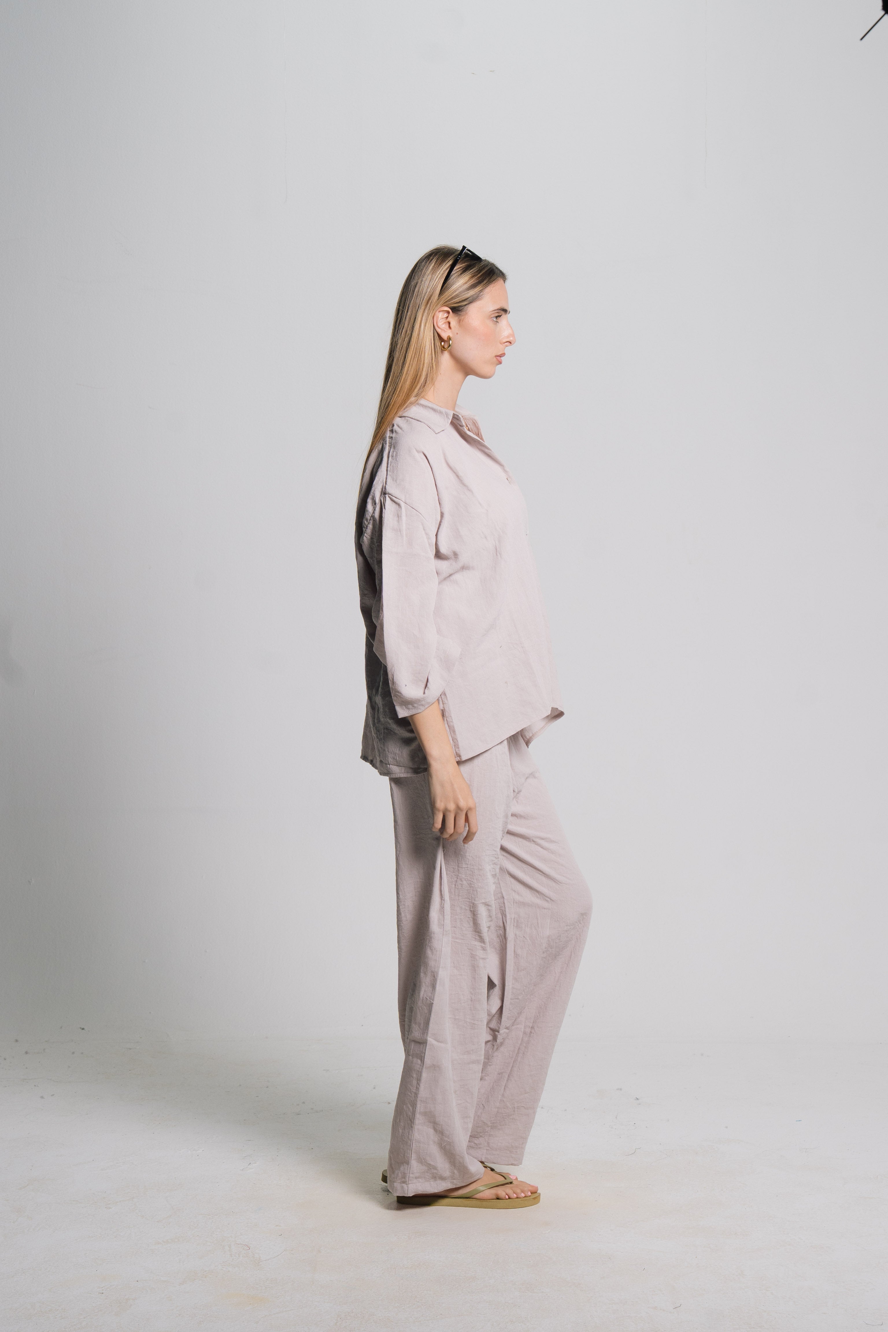 Linen Drawstring Pants