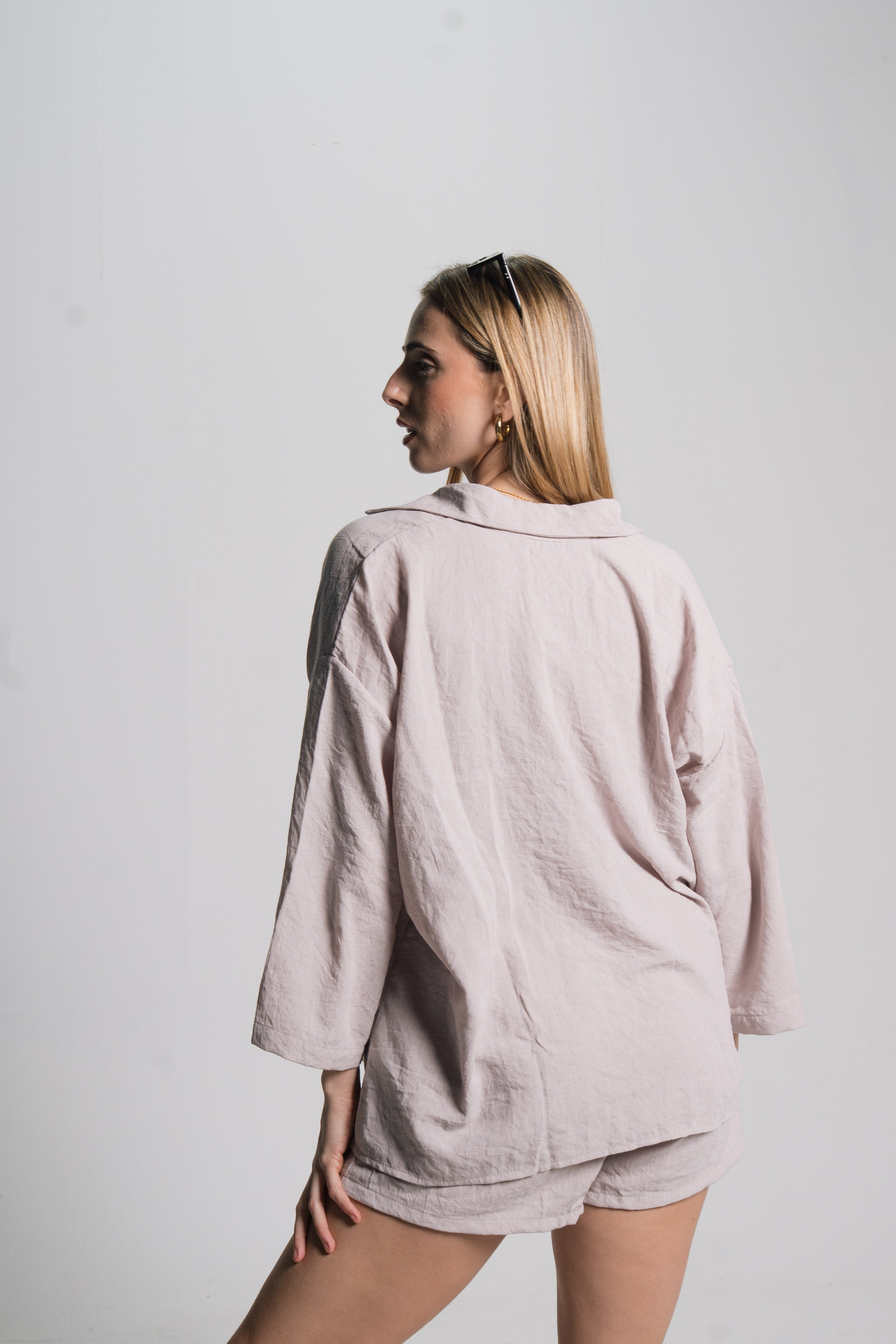 Linen Drawstring Shorts