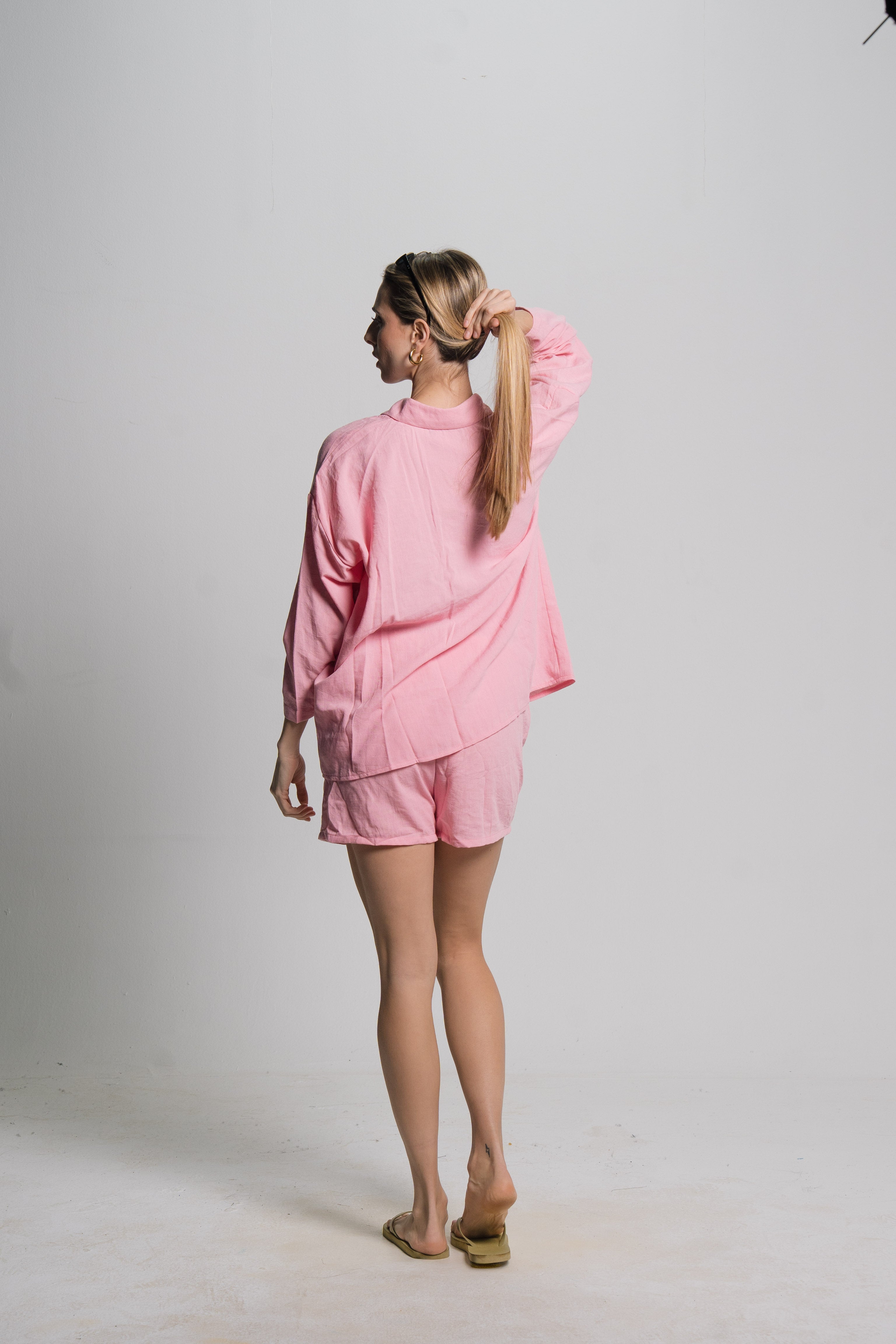 Linen Drawstring Shorts