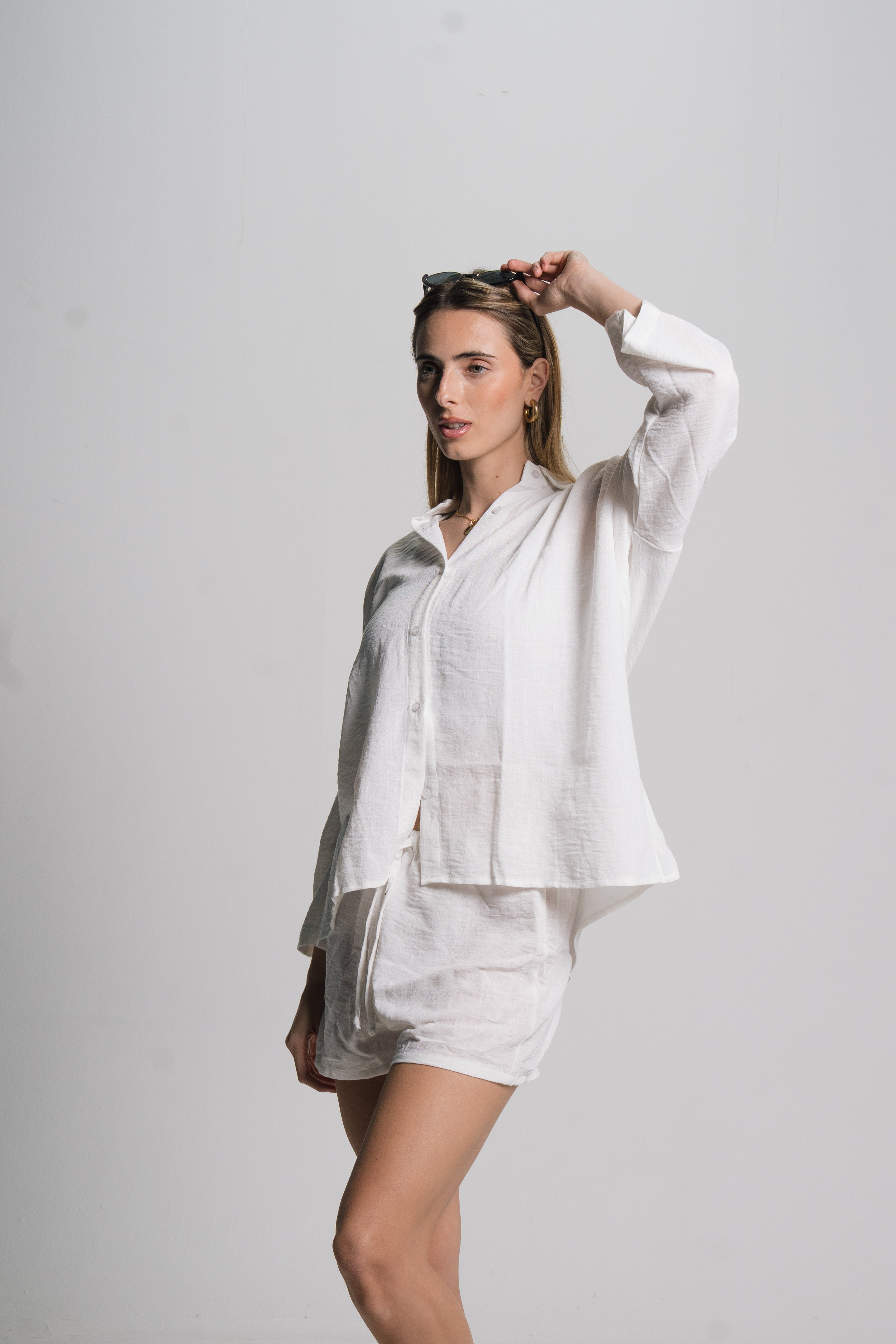 Linen Drawstring Shorts