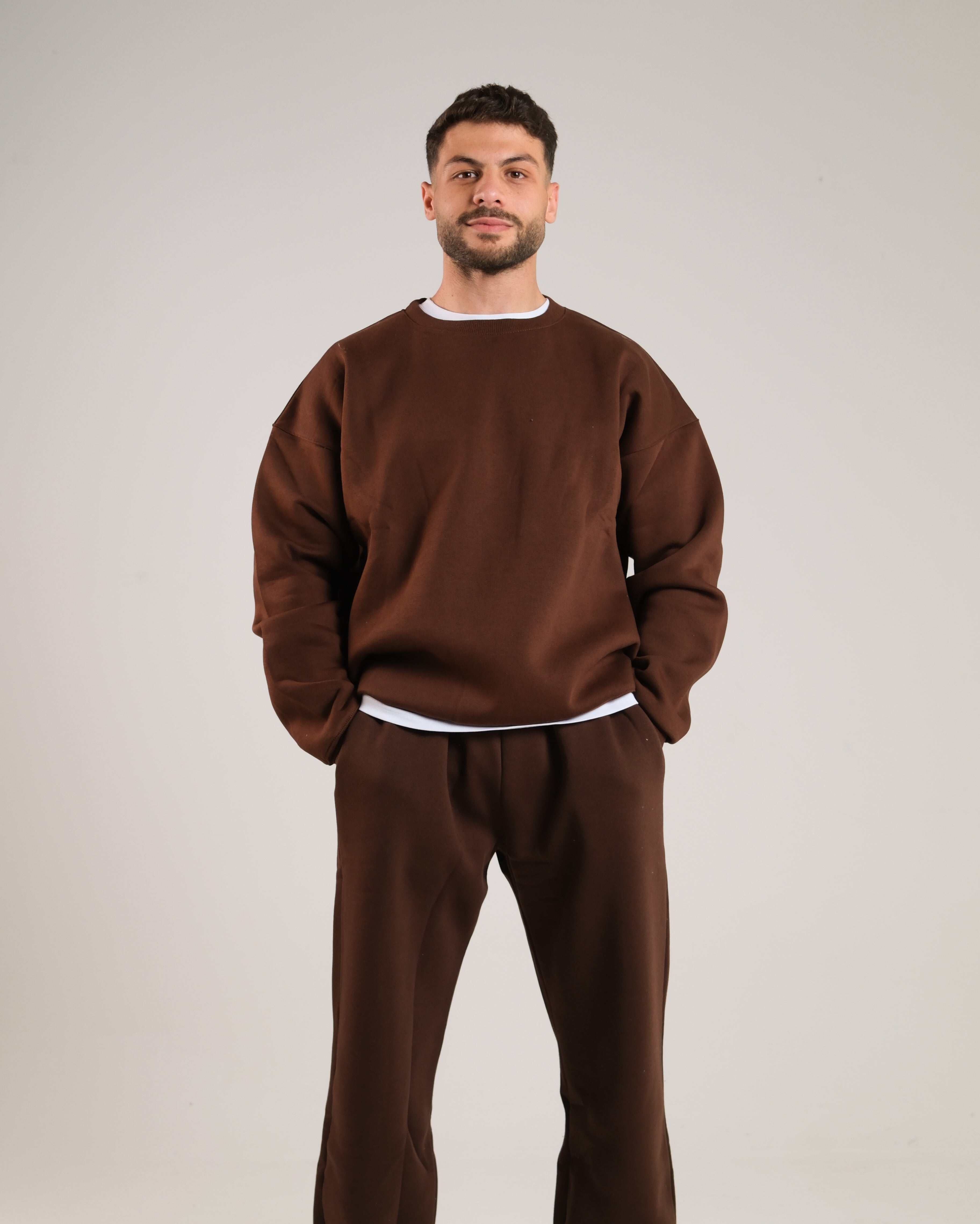 Men Oversized Crewneck