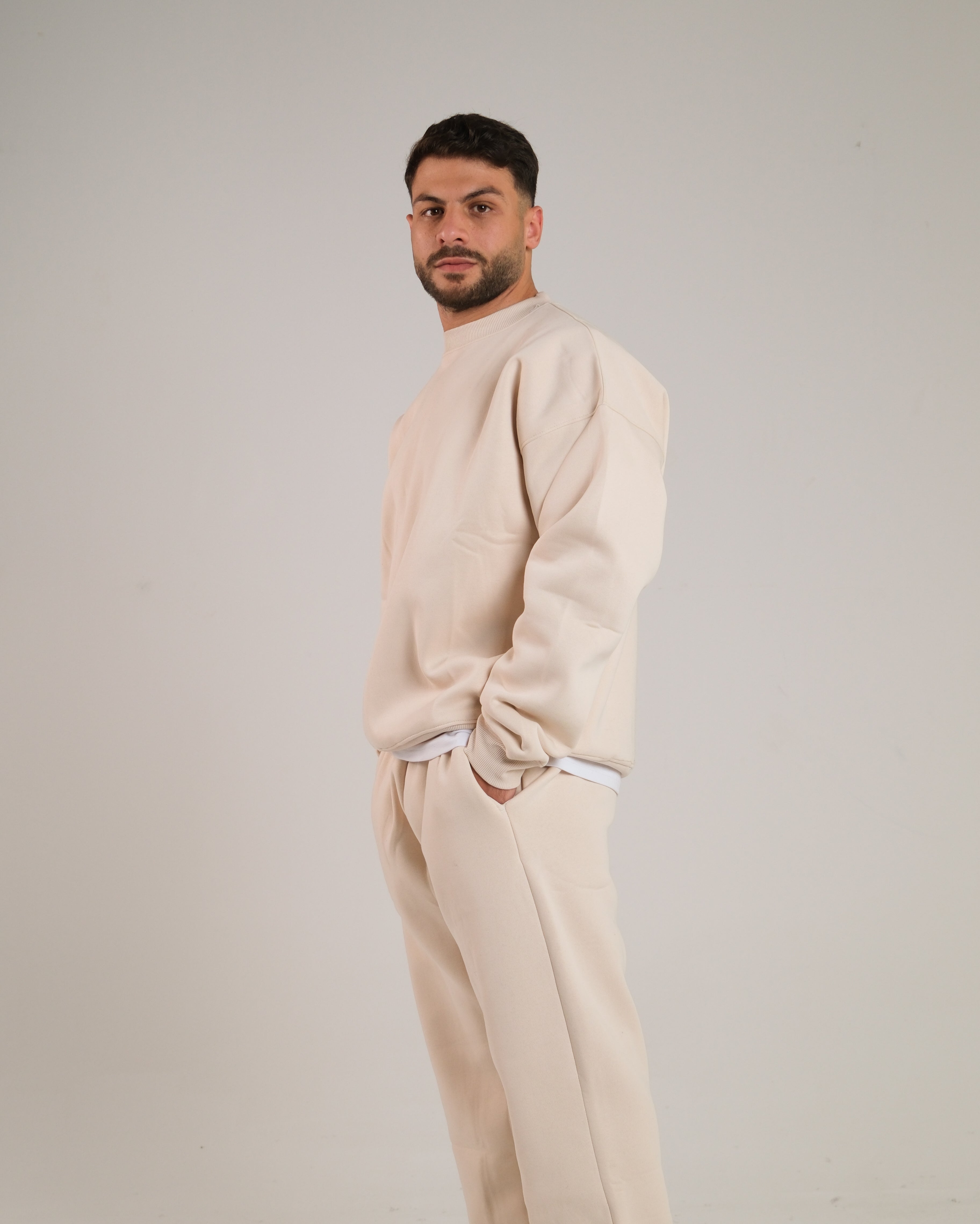 Men Oversized Crewneck