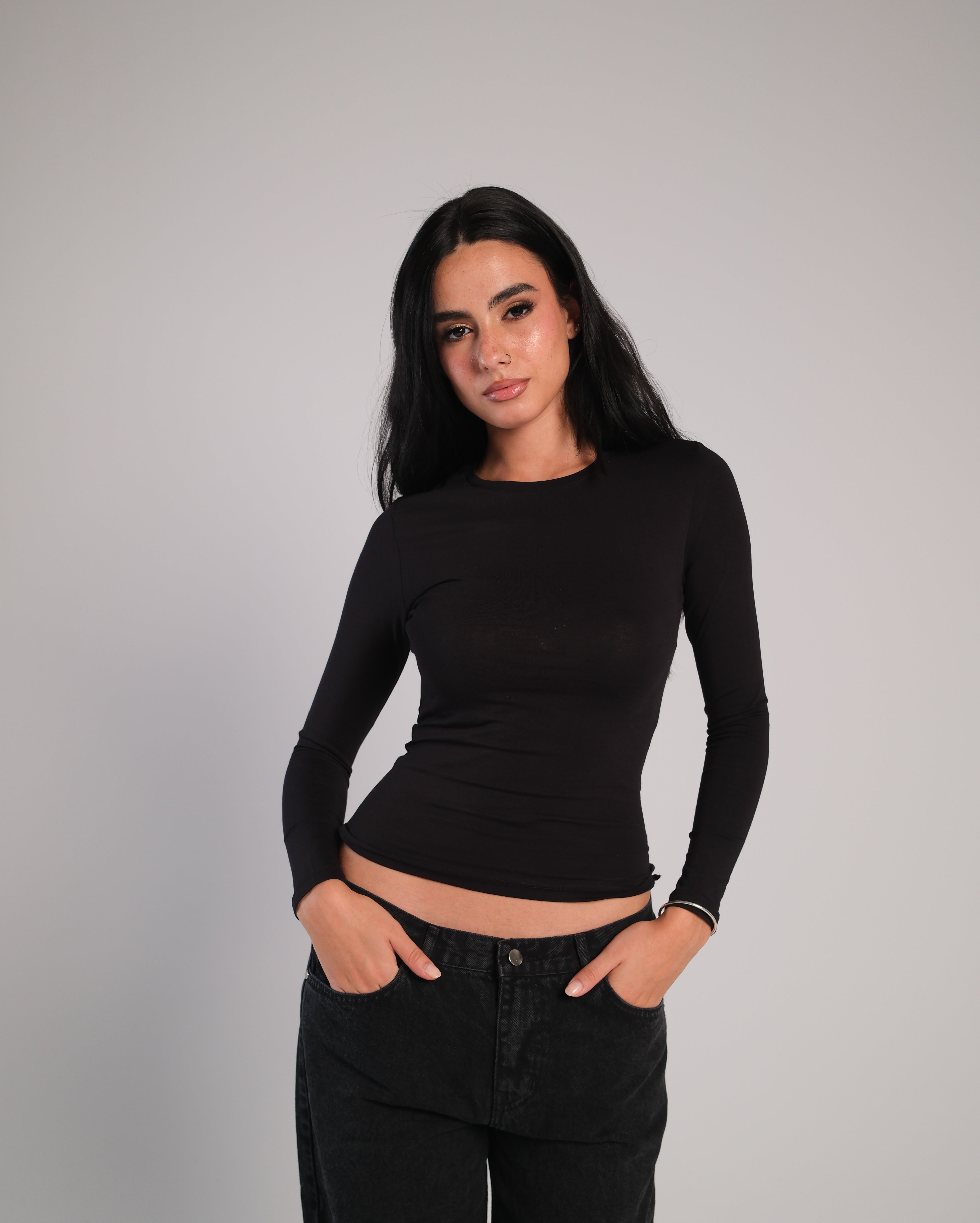 Long Sleeve Contour Top
