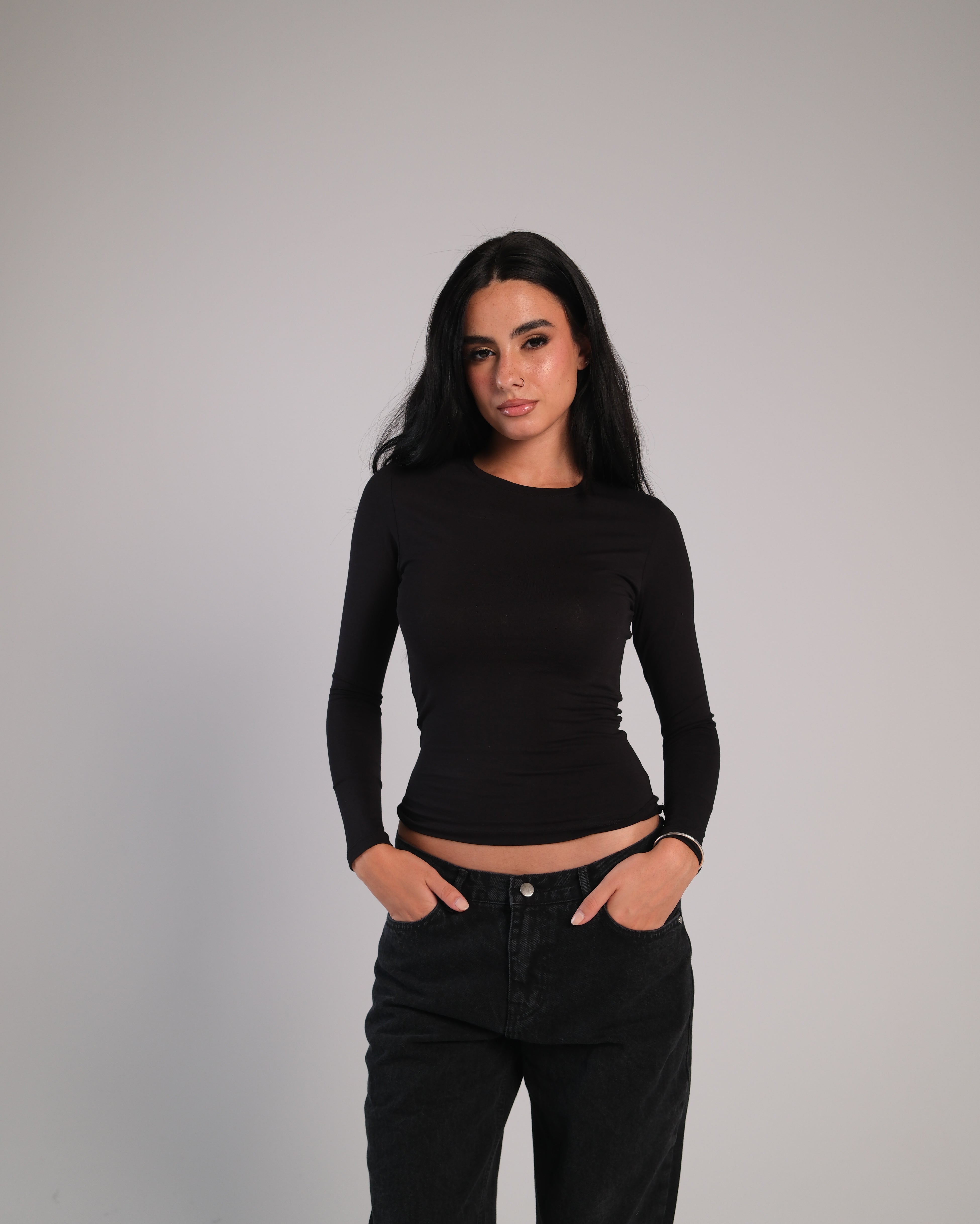 Long Sleeve Contour Top