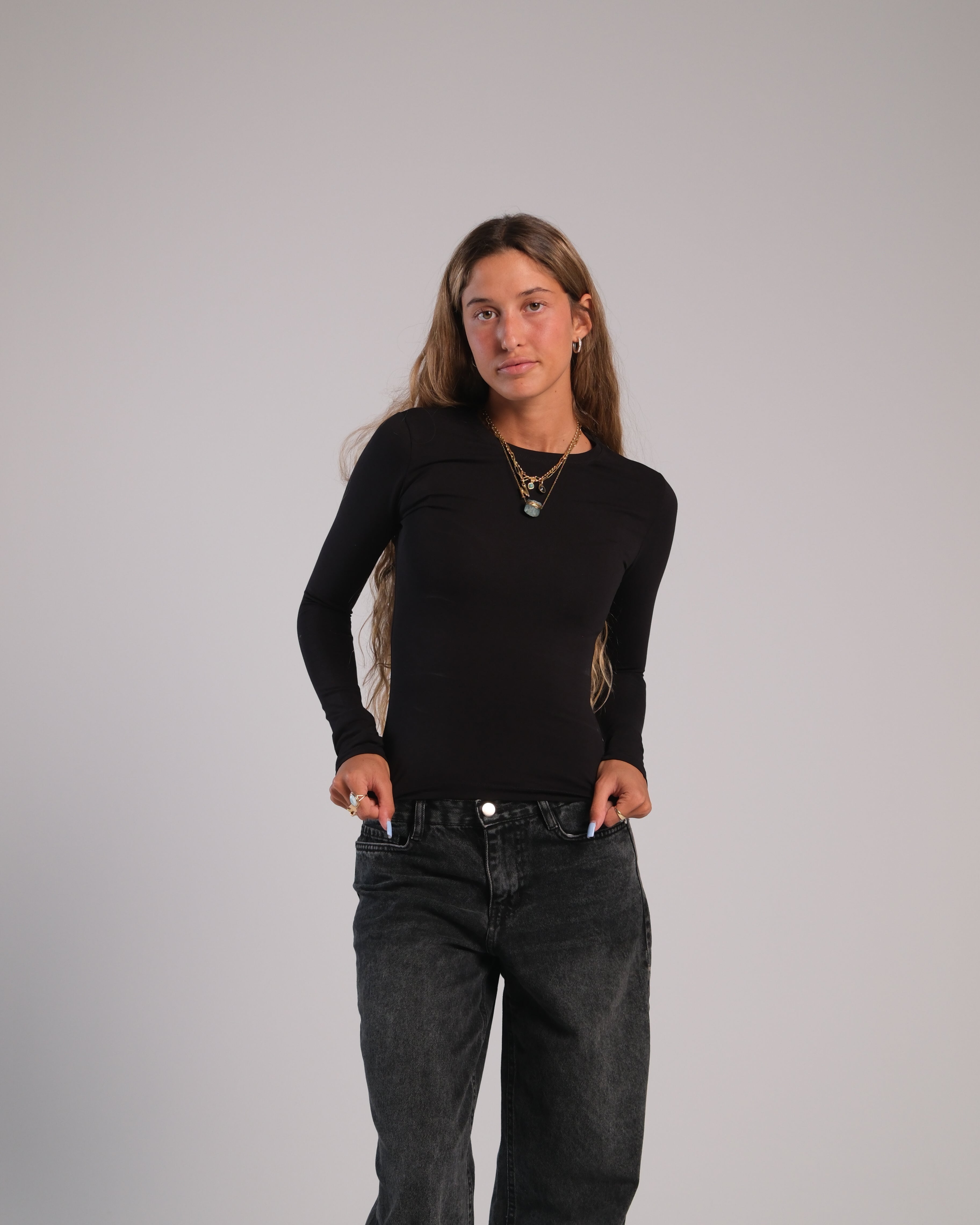 Long Sleeve Contour Top