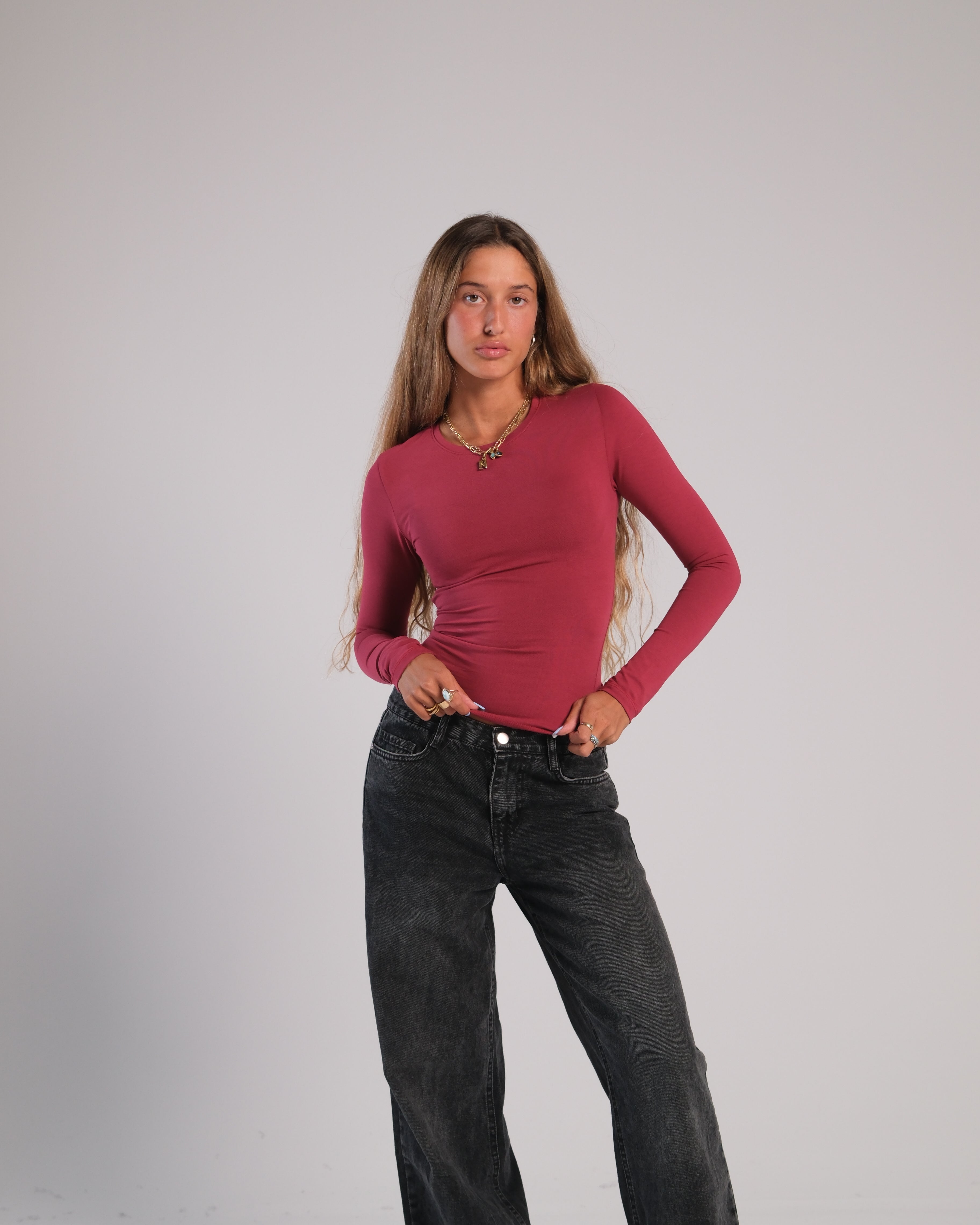 Long Sleeve Contour Top
