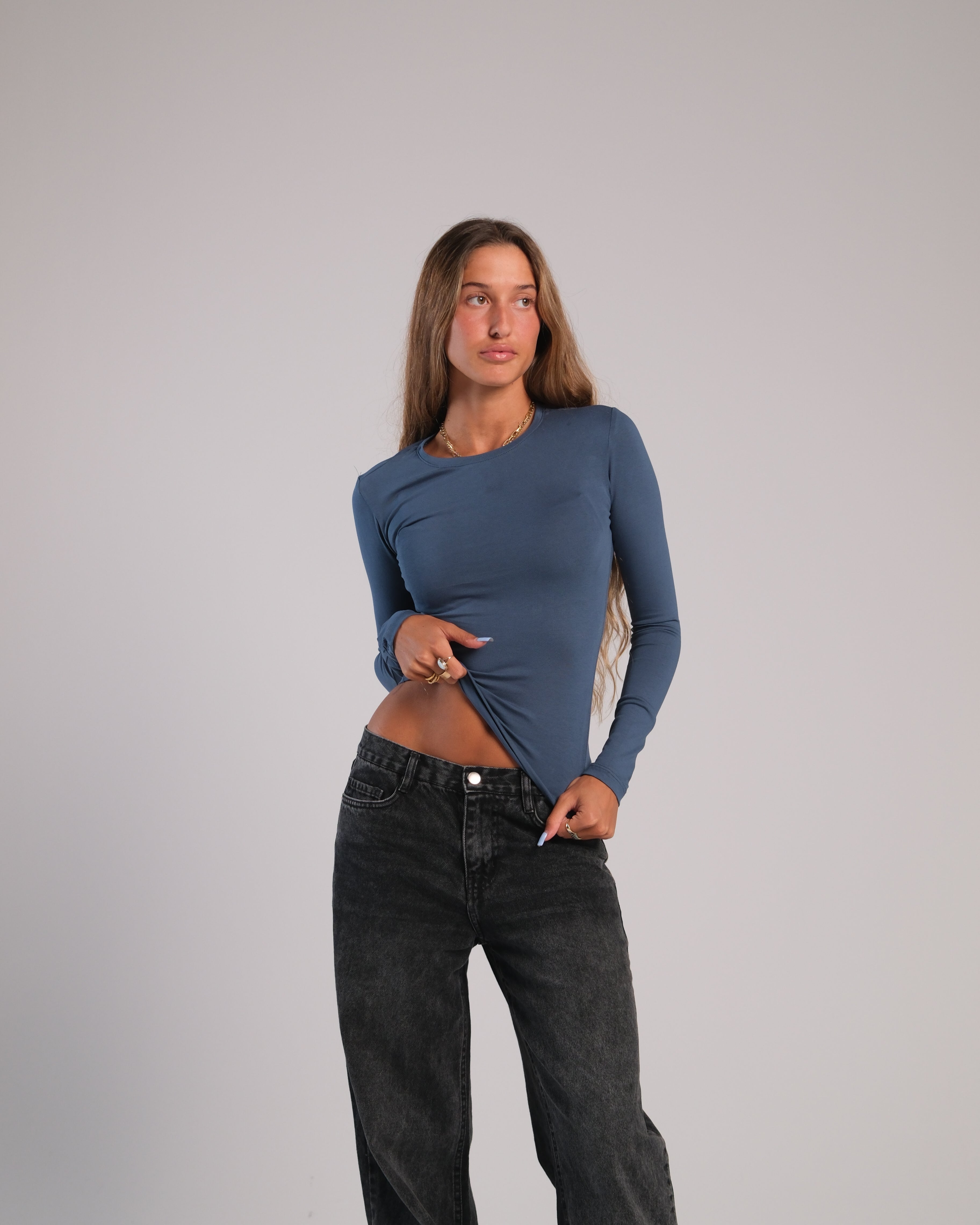 Long Sleeve Contour Top