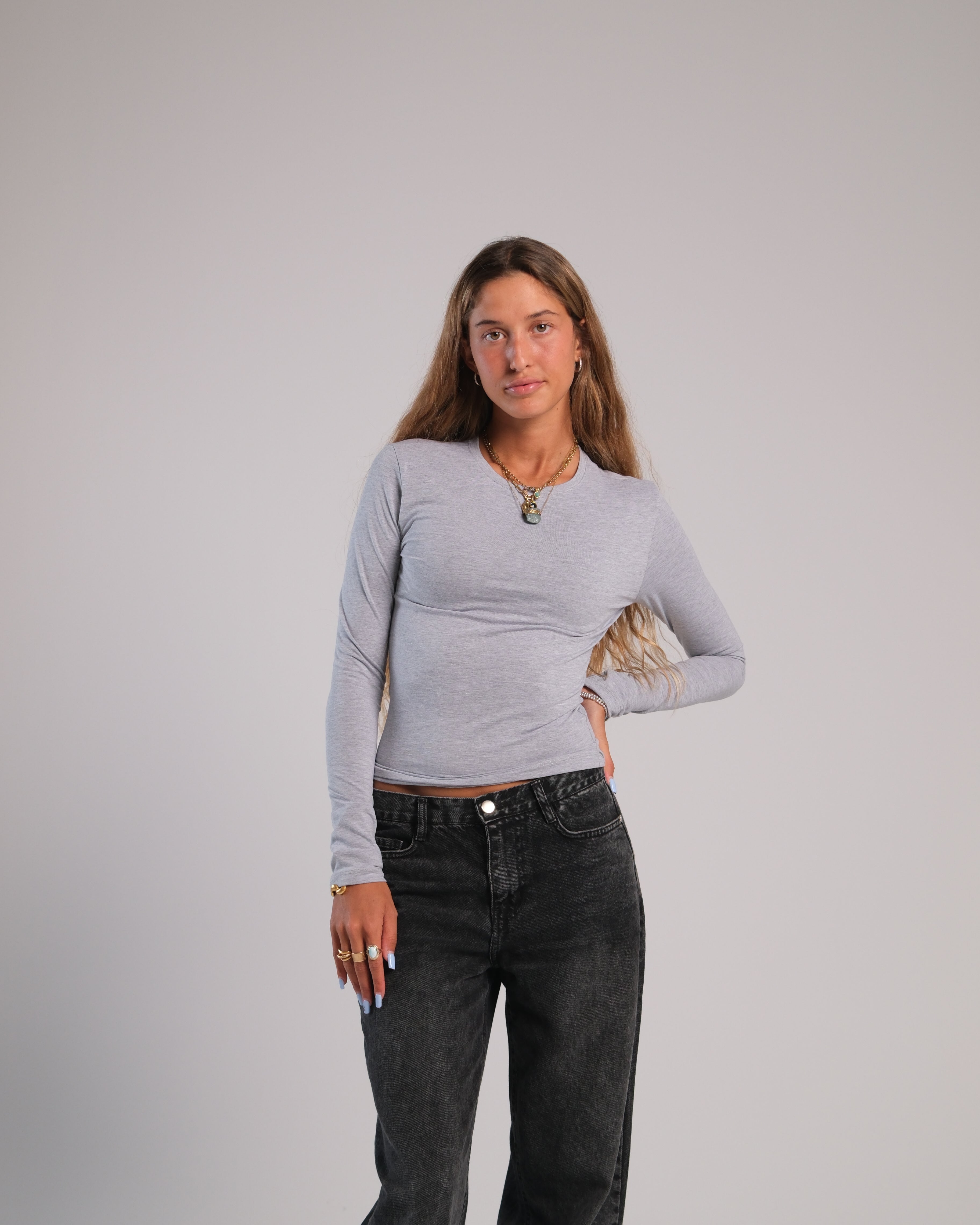 Long Sleeve Contour Top