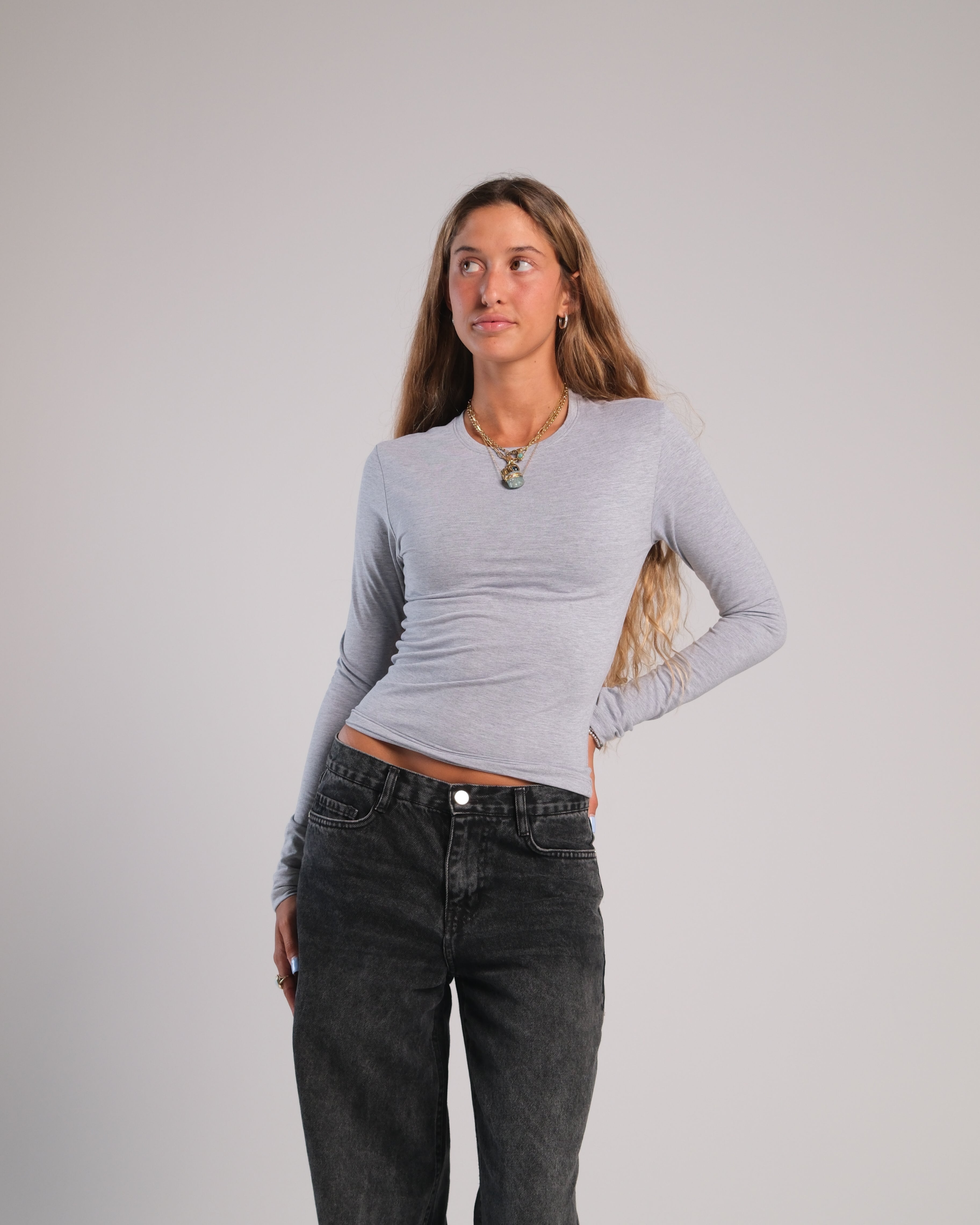 Long Sleeve Contour Top