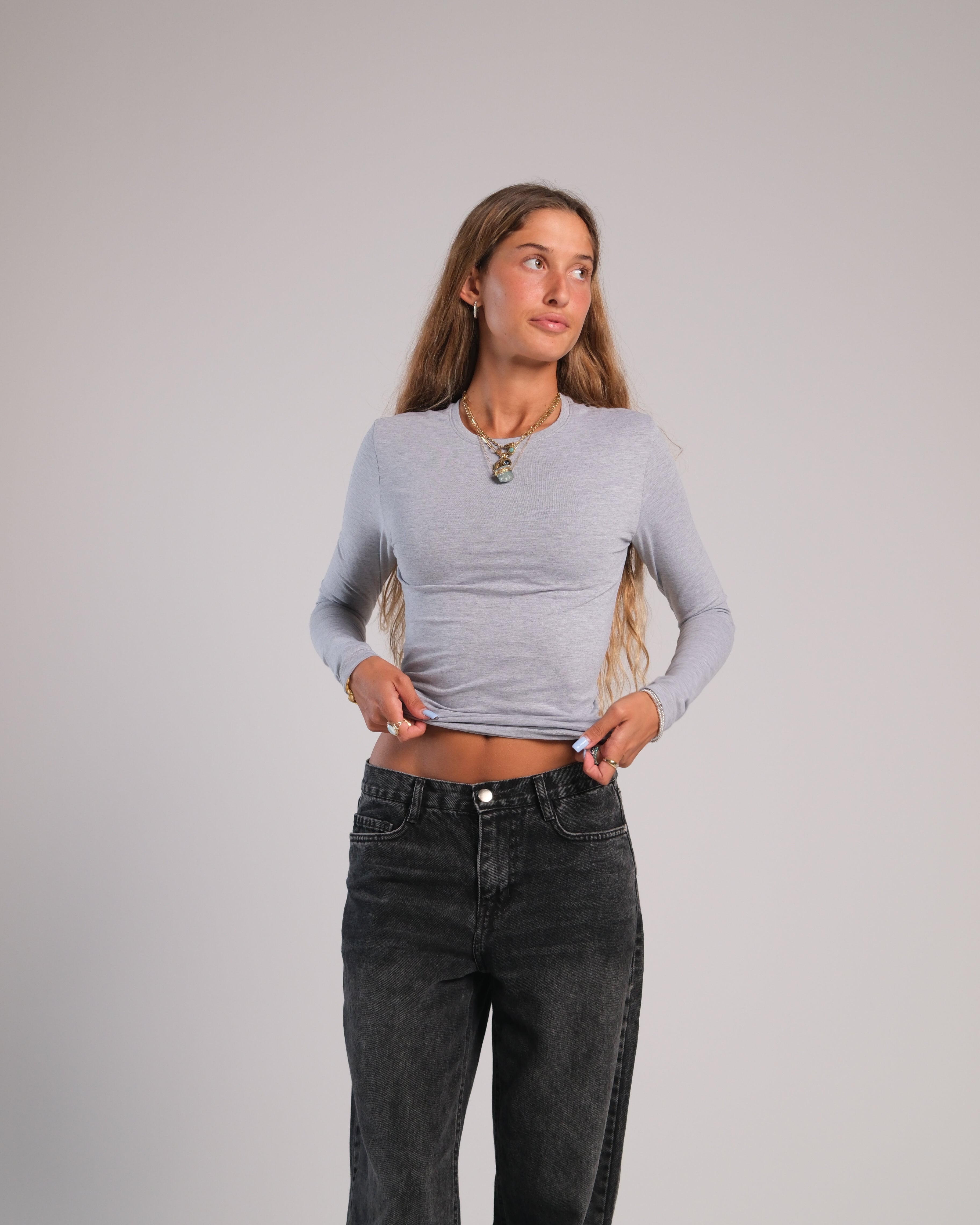 Long Sleeve Contour Top
