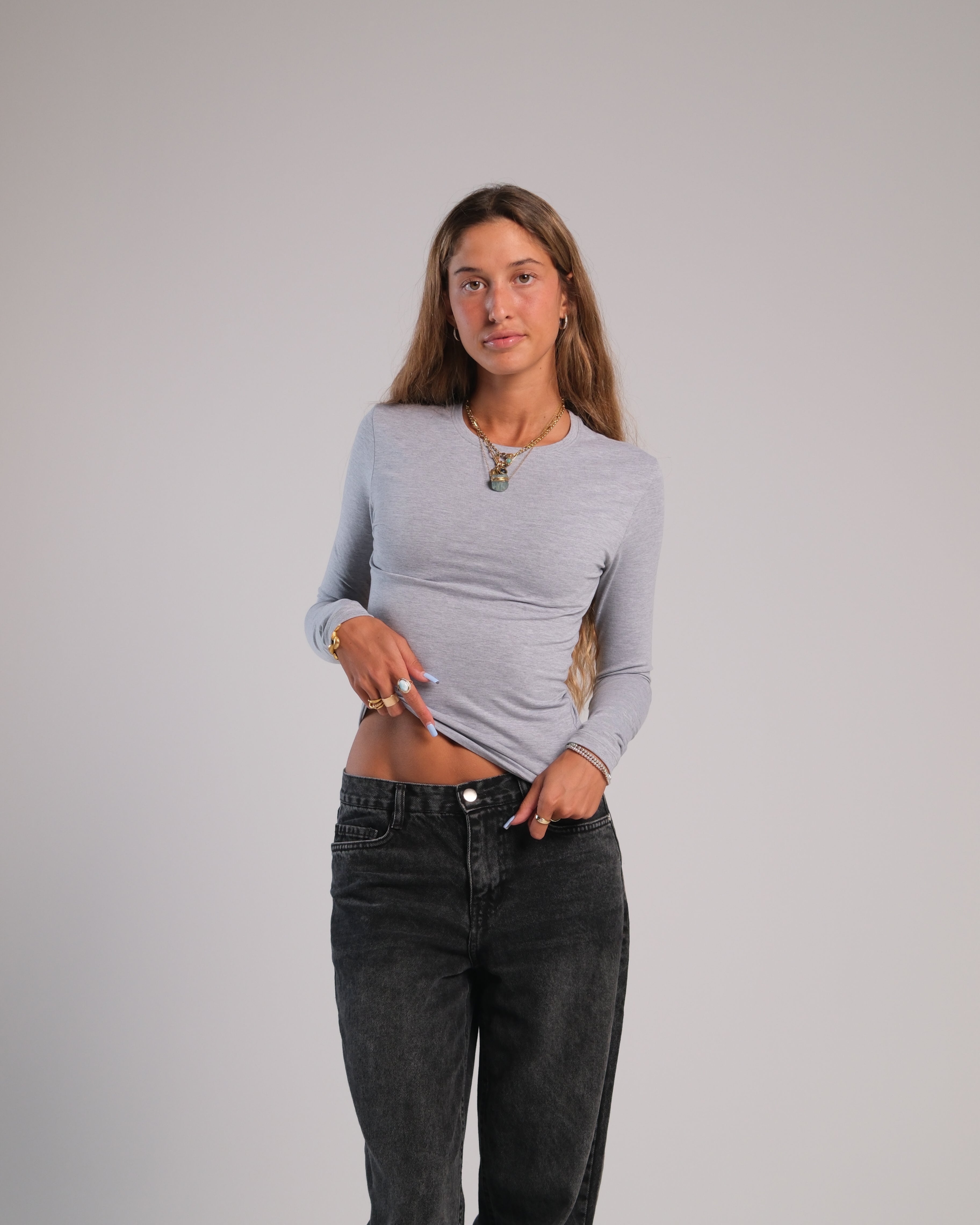 Long Sleeve Contour Top