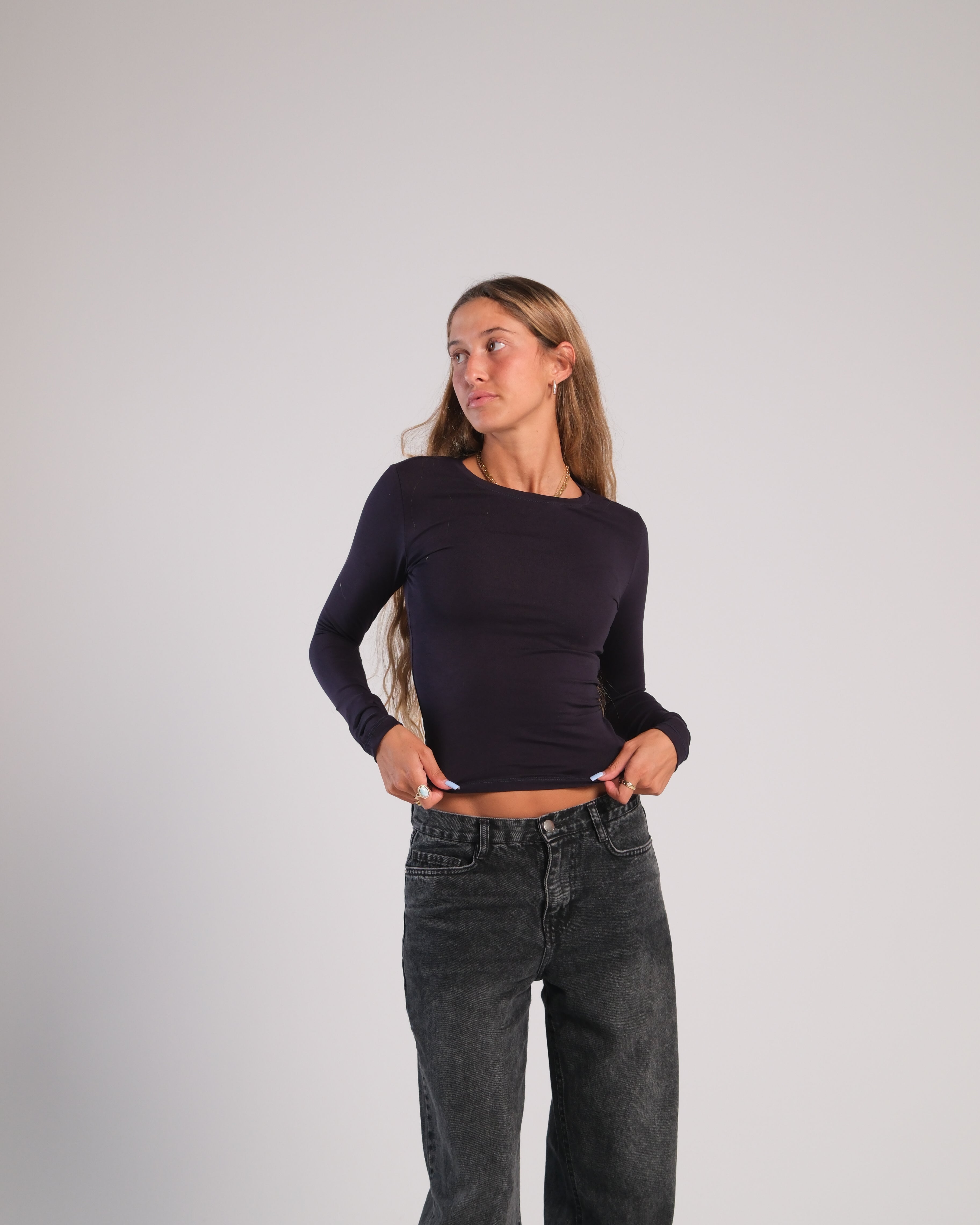 Long Sleeve Contour Top