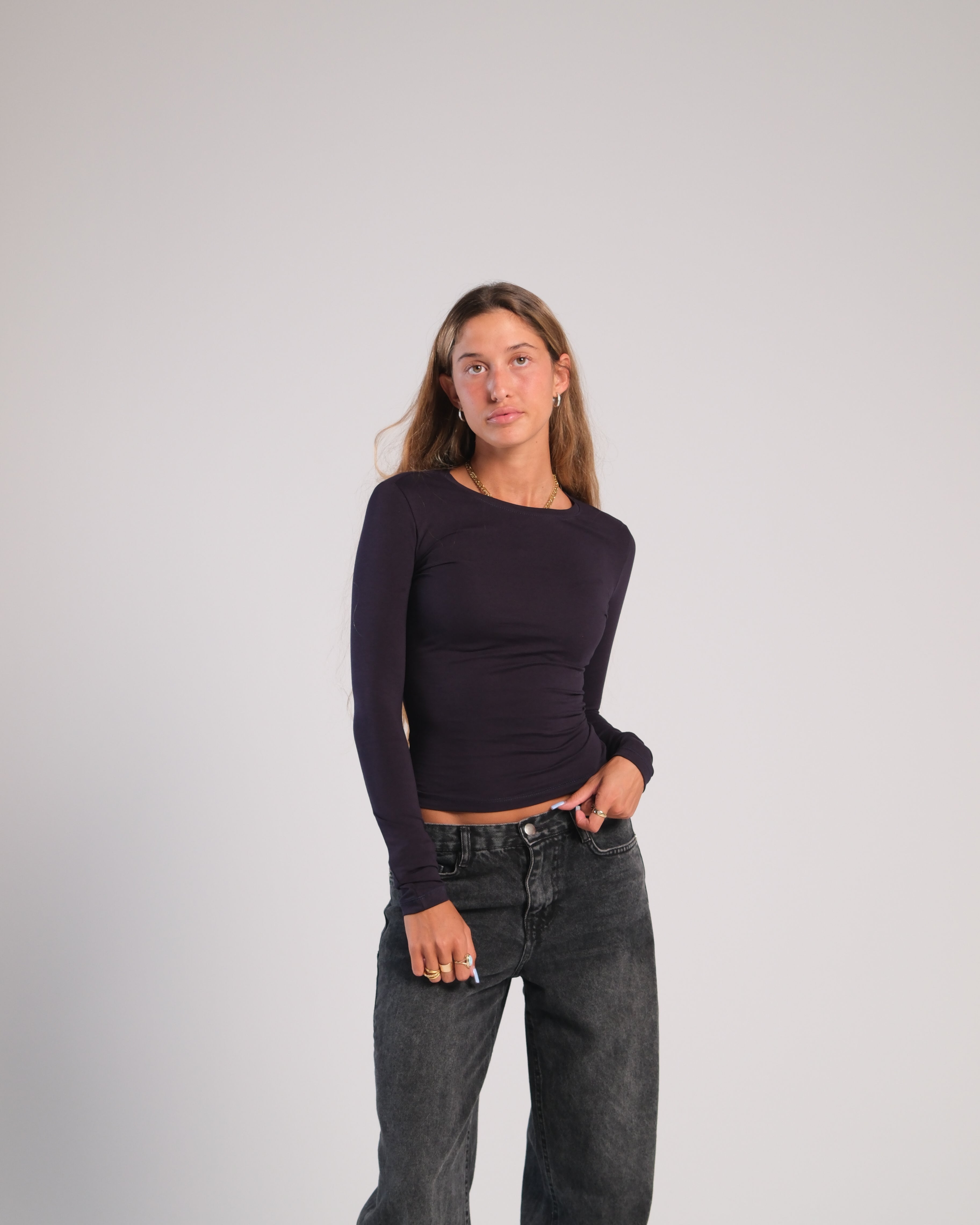 Long Sleeve Contour Top