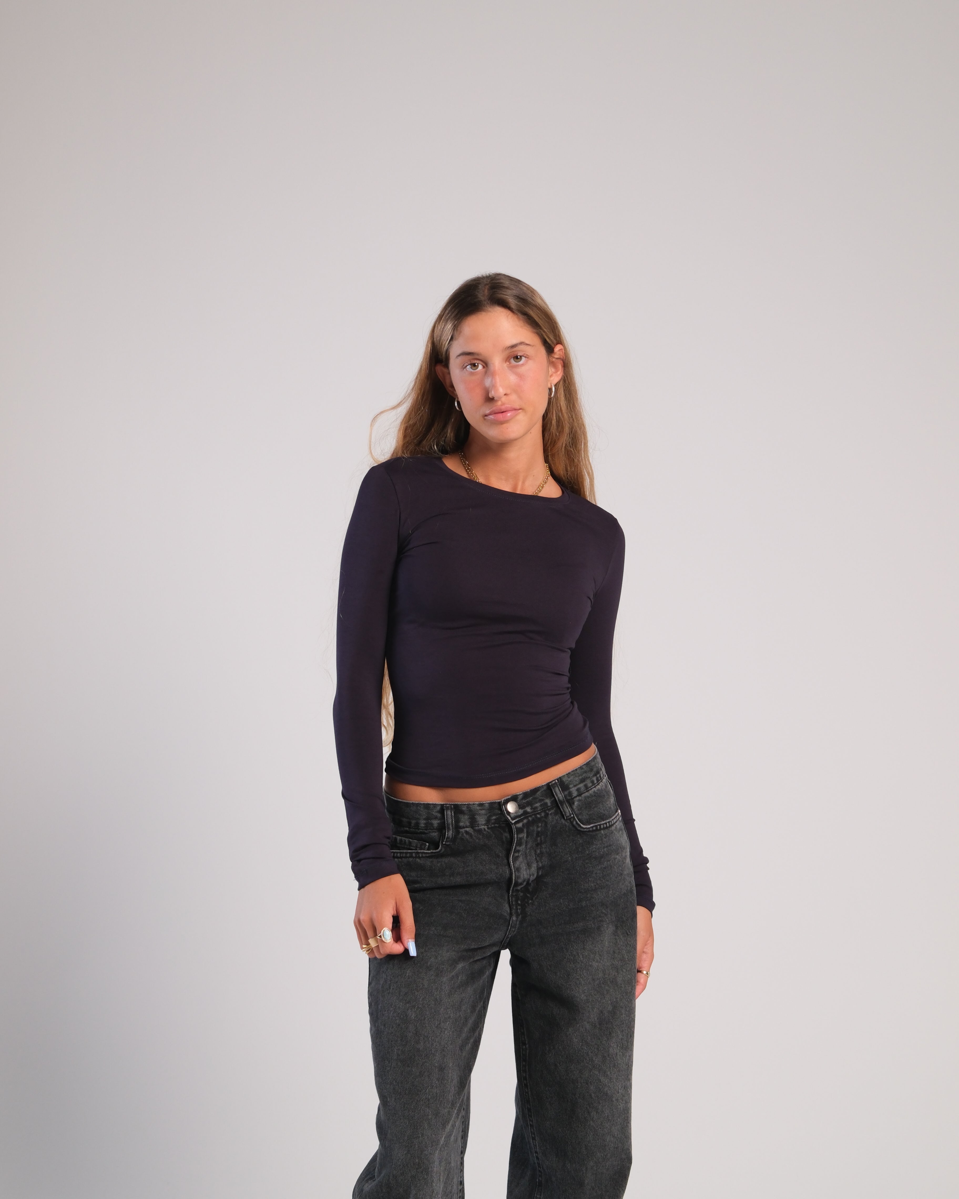 Long Sleeve Contour Top