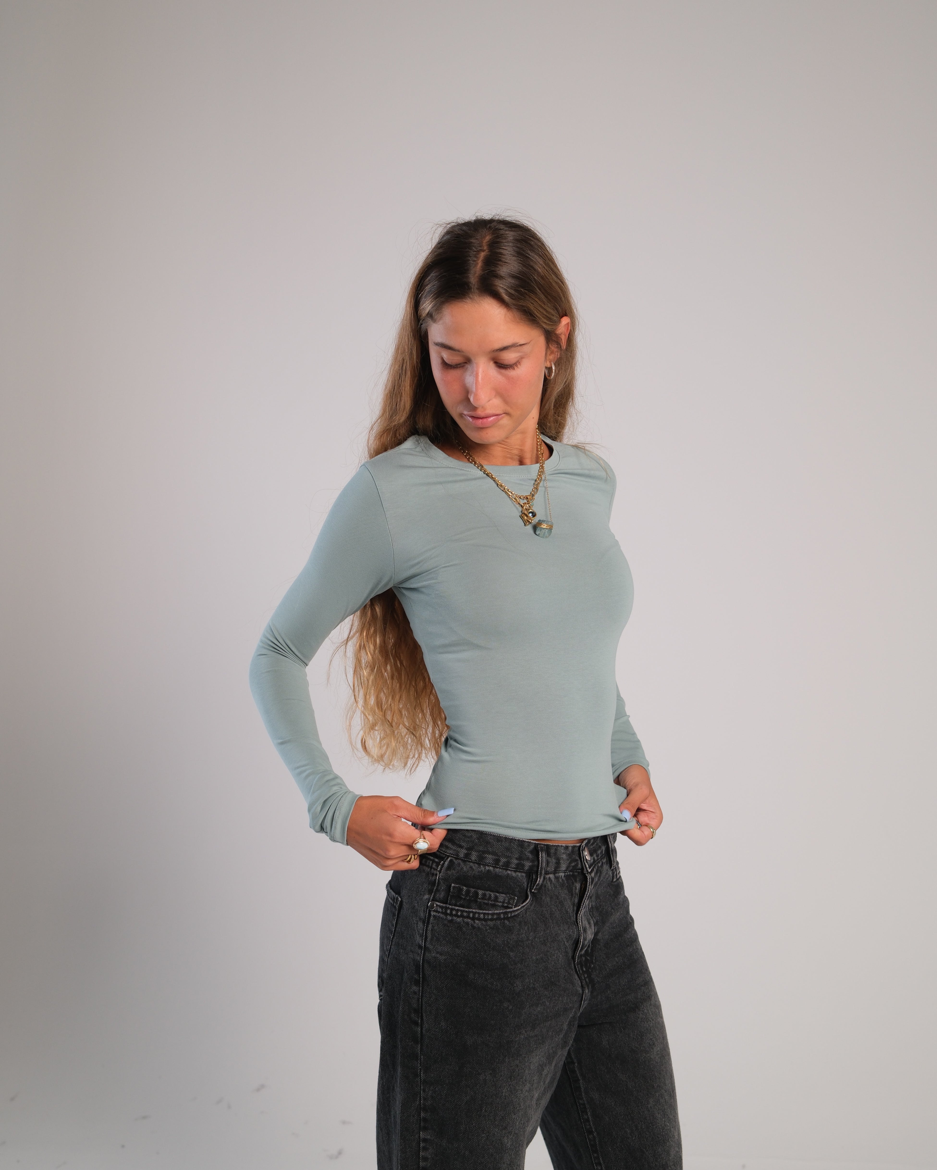 Long Sleeve Contour Top