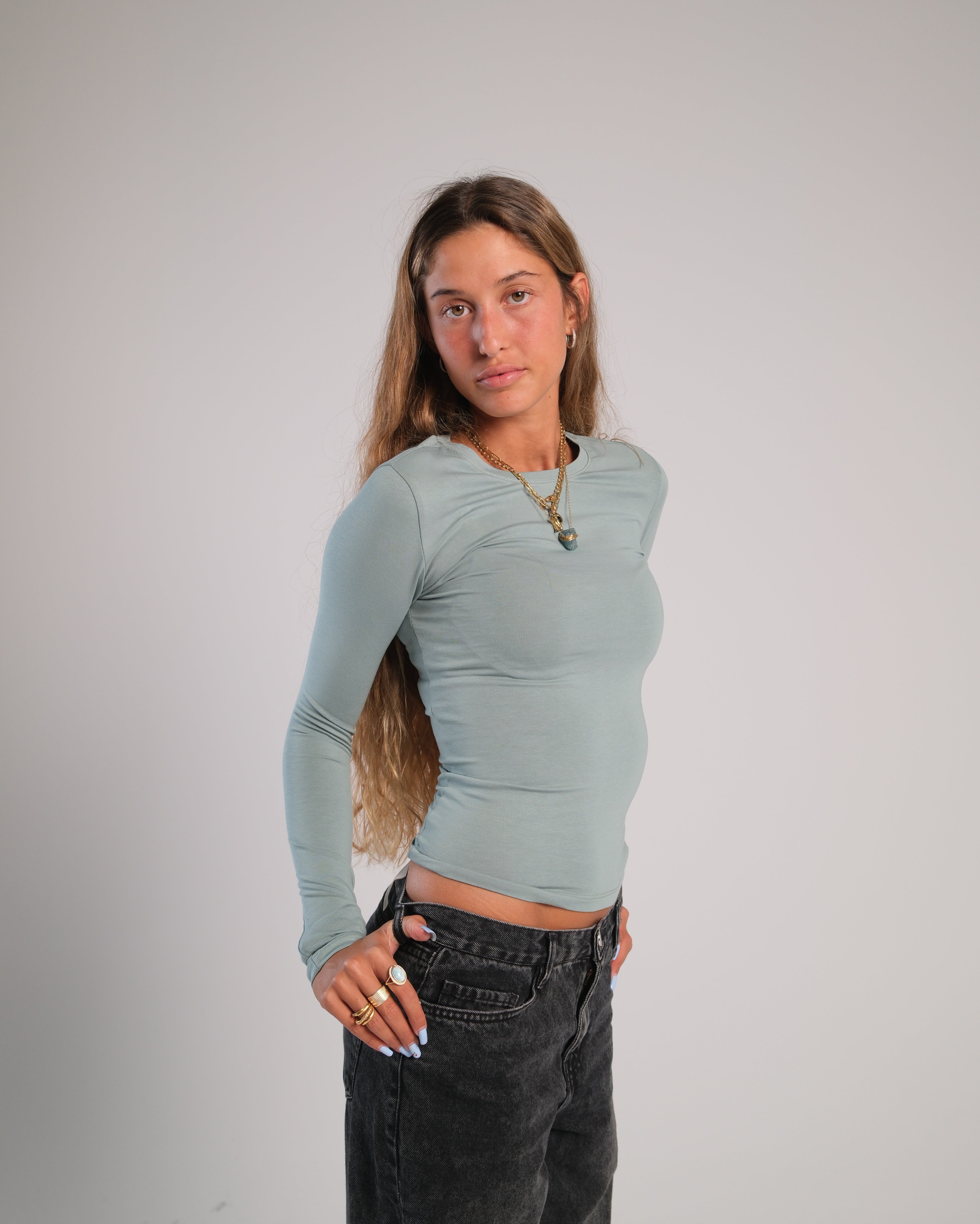 Long Sleeve Contour Top