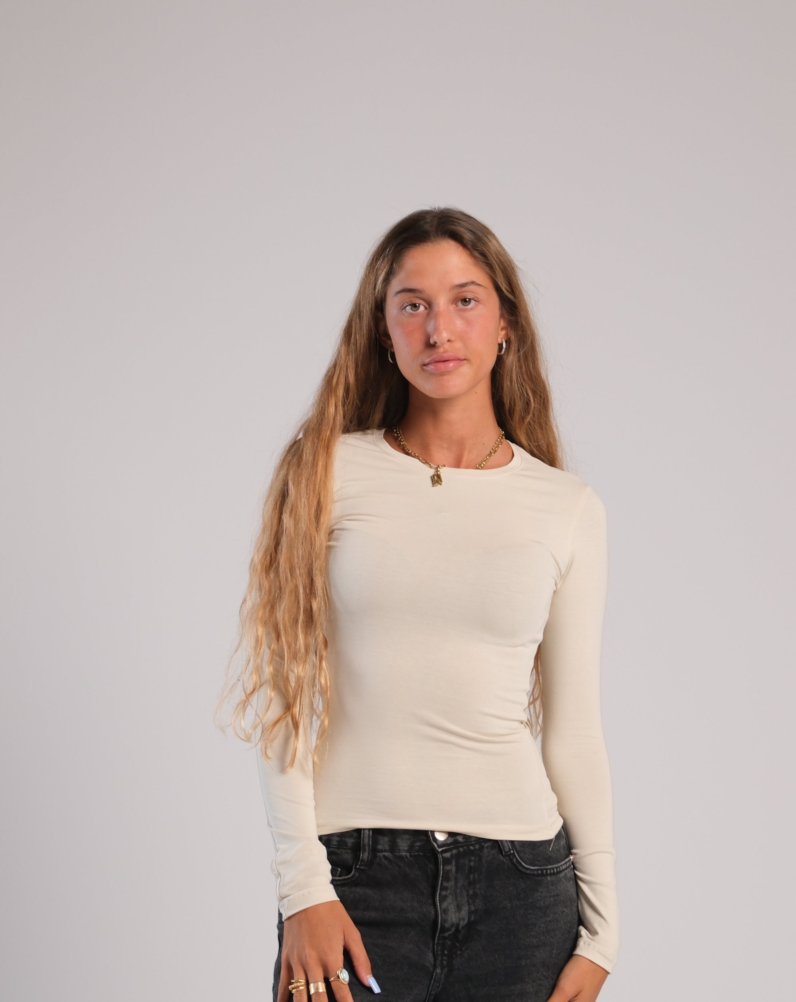 Long Sleeve Contour Top