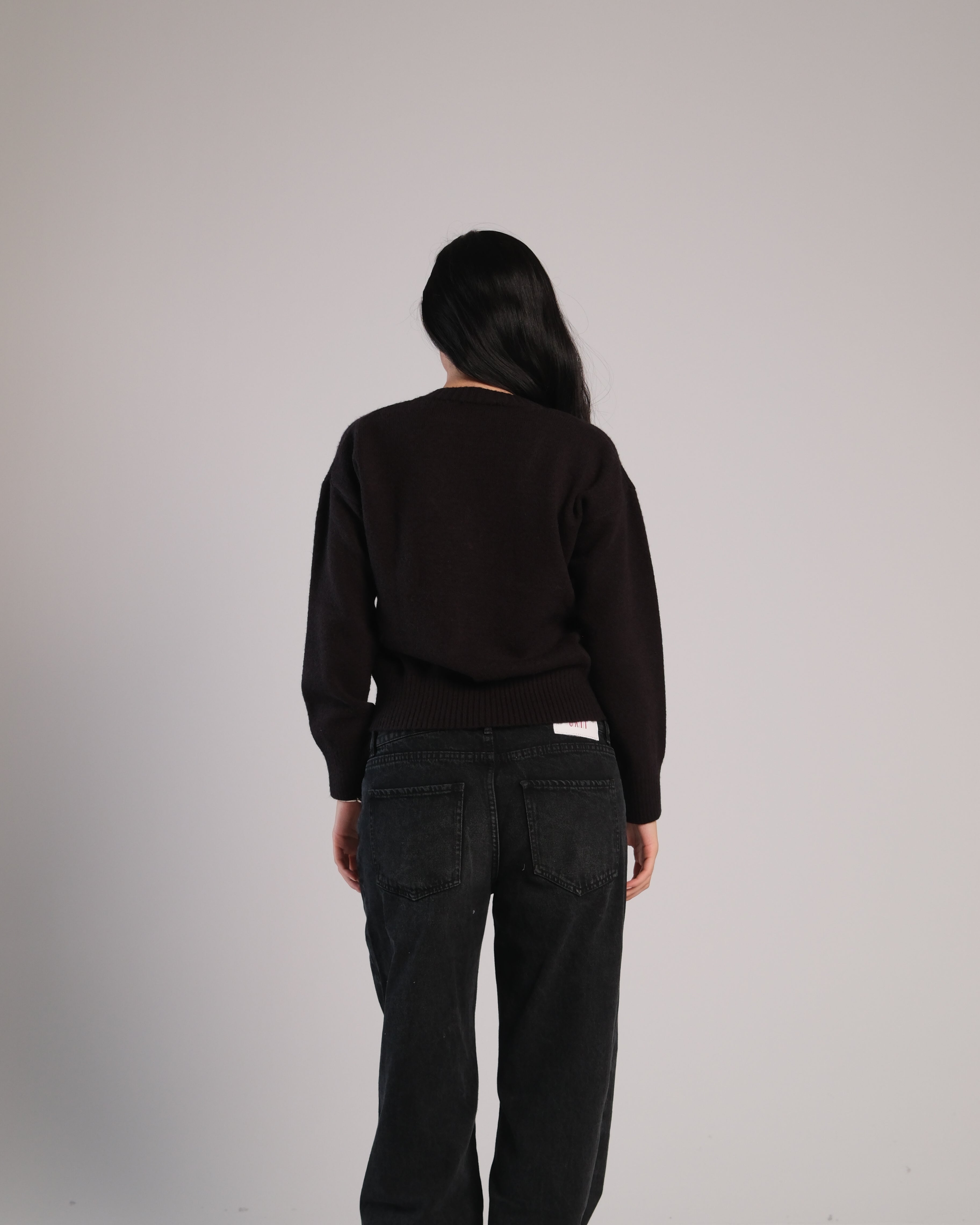 V Neck Knit Sweater