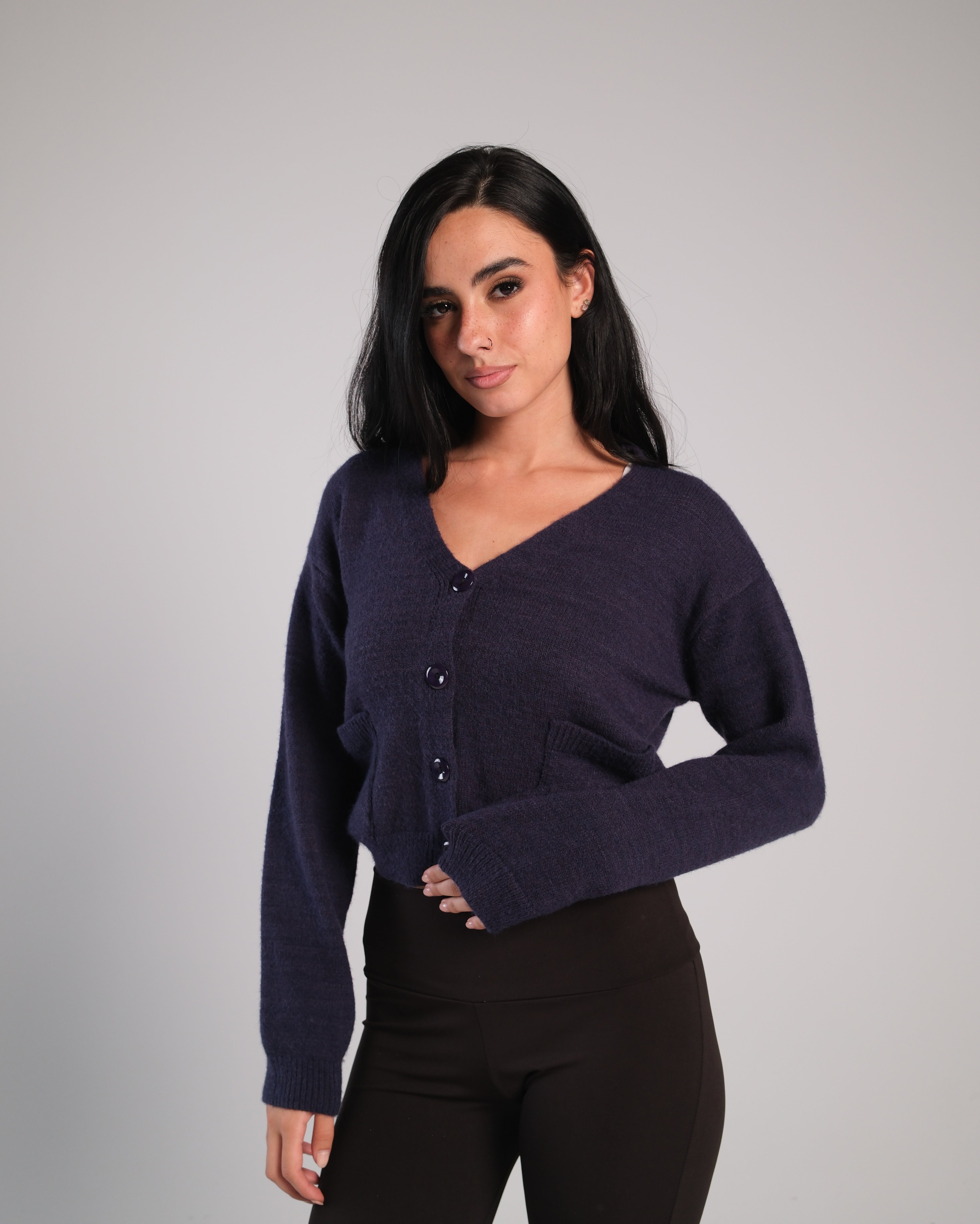 Button Knit Cardigan