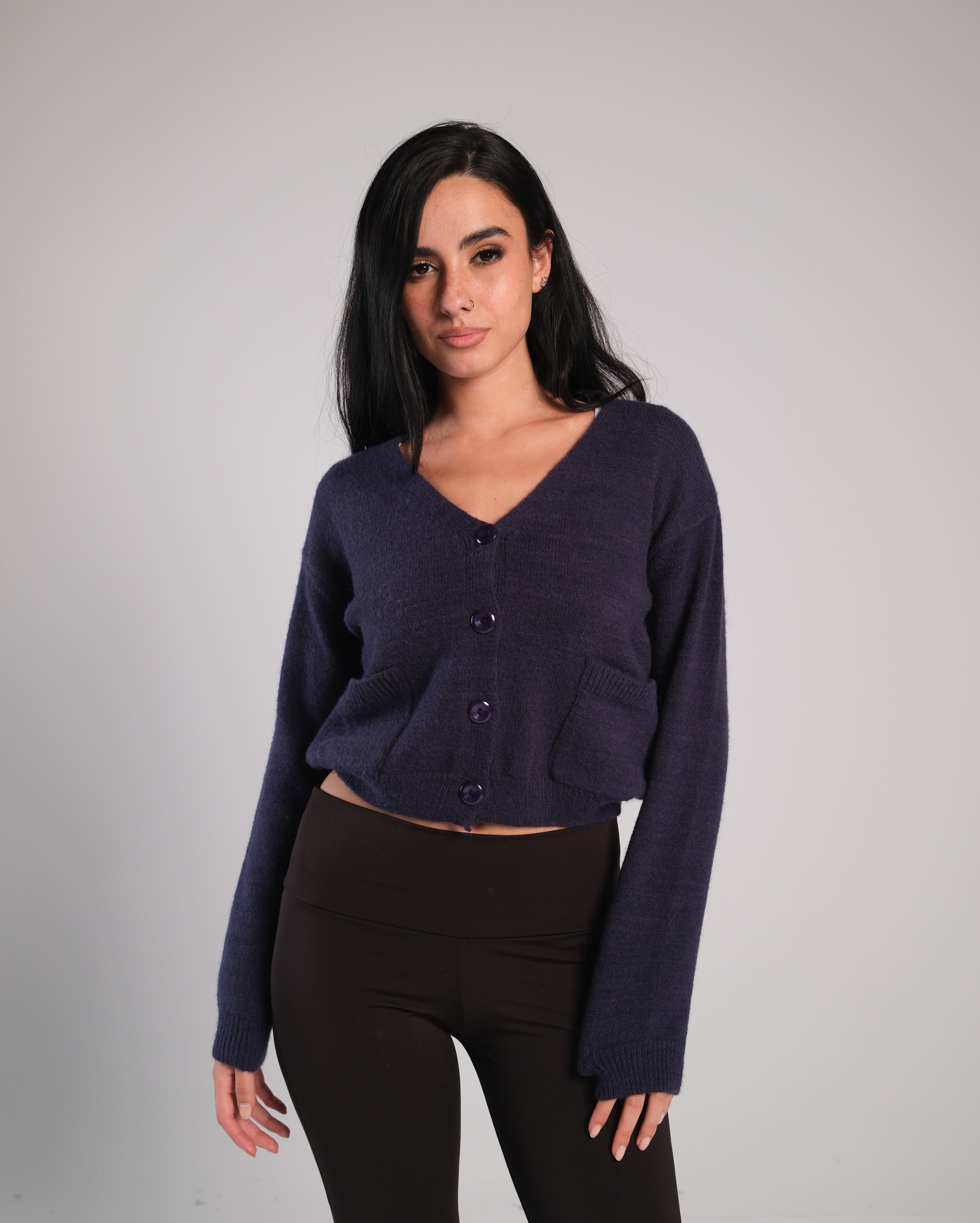 Button Knit Cardigan
