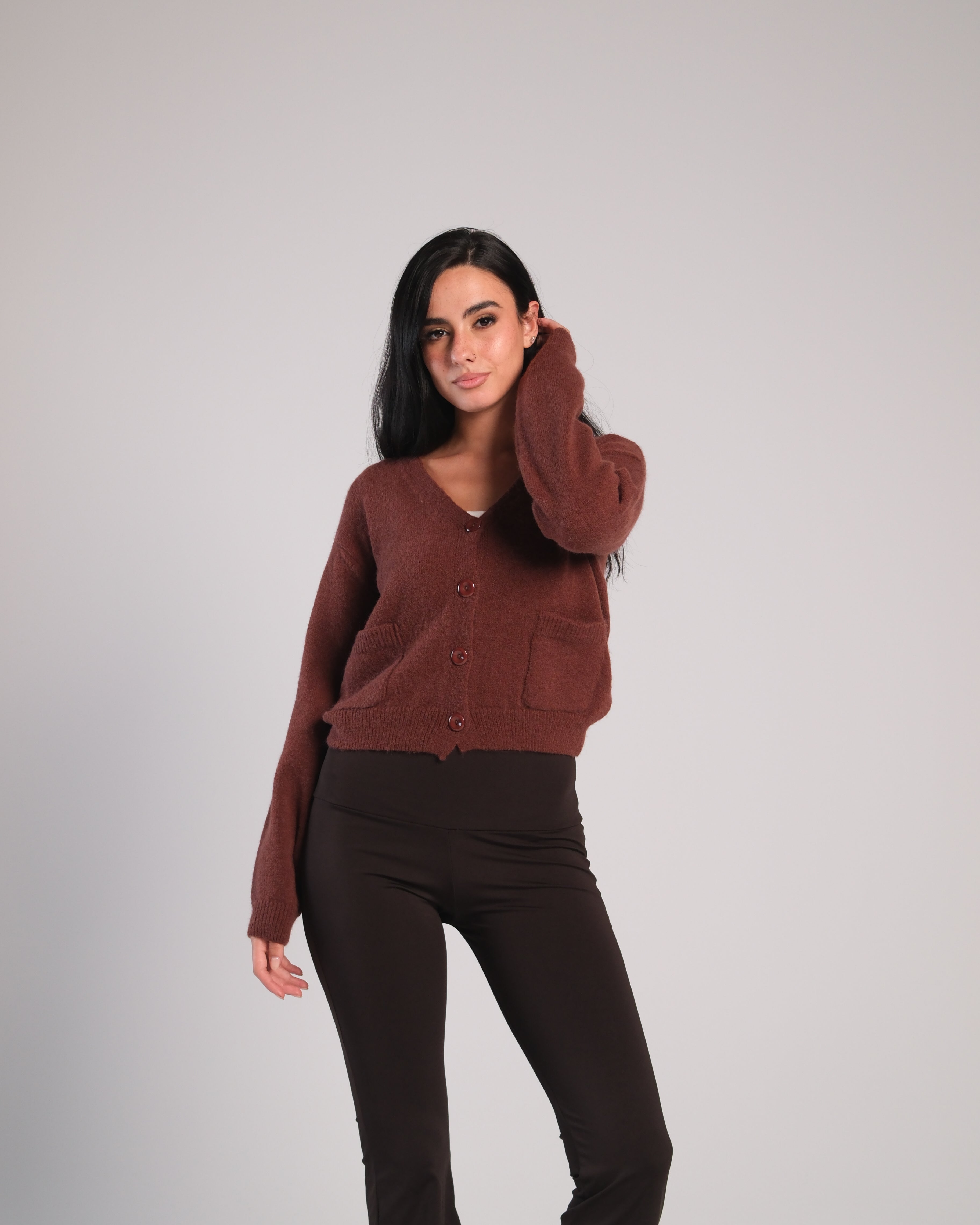 Button Knit Cardigan